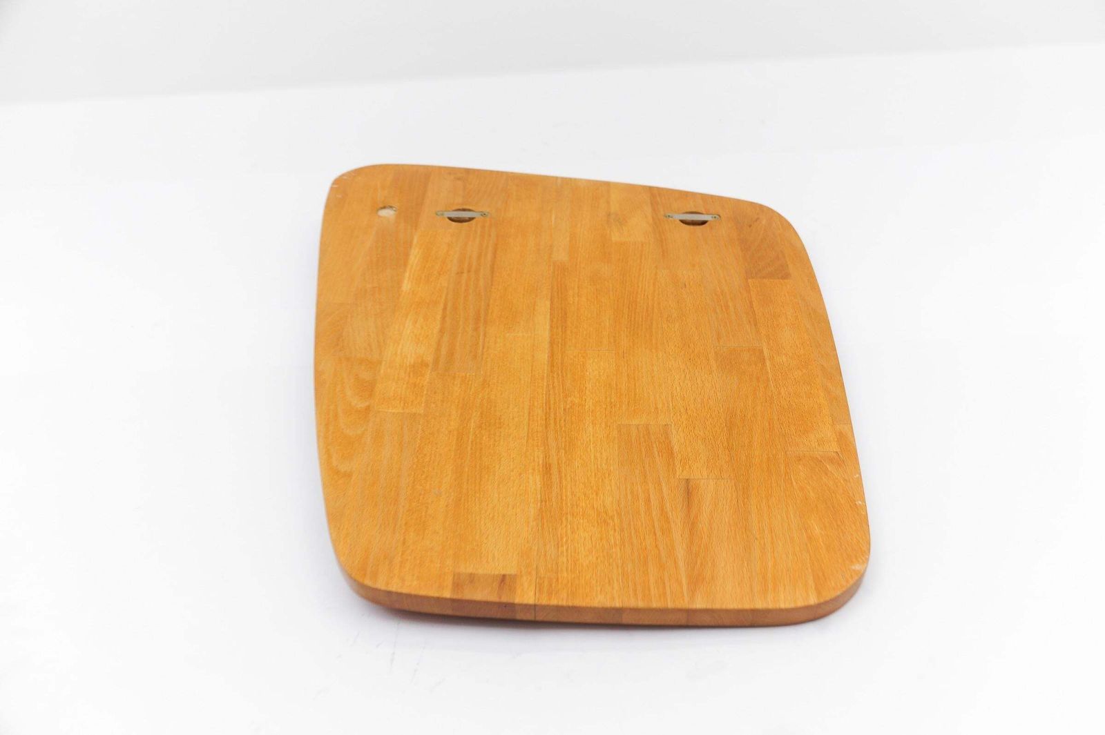 photo for sale Lovely Wooden Asymetric Wall Mirror, Sweden 1960s