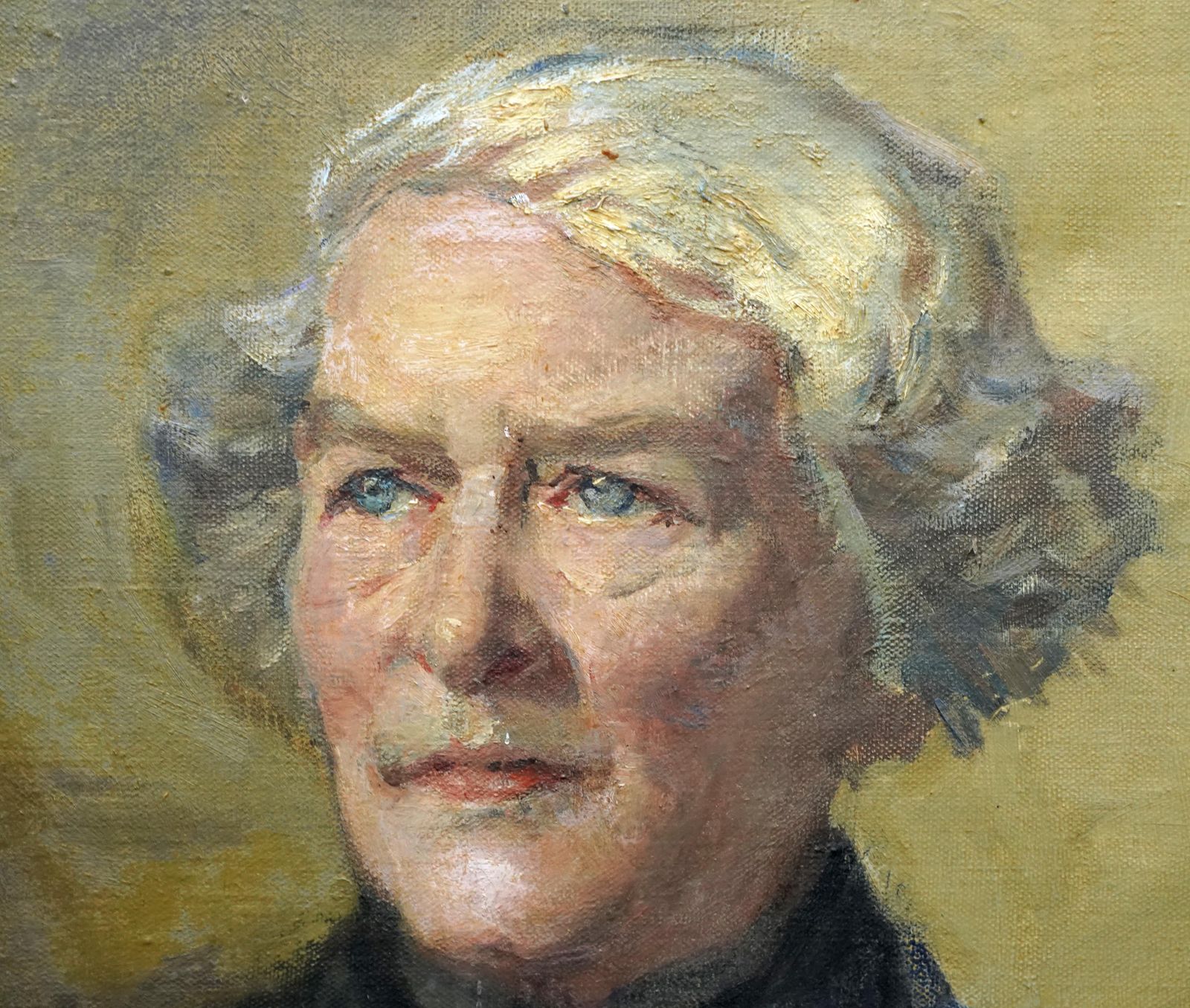 Rose Meadportrait Of Beatrice Gurney   British 1920's Impressionist Art Oil Paintingcirca 1920 photo Art