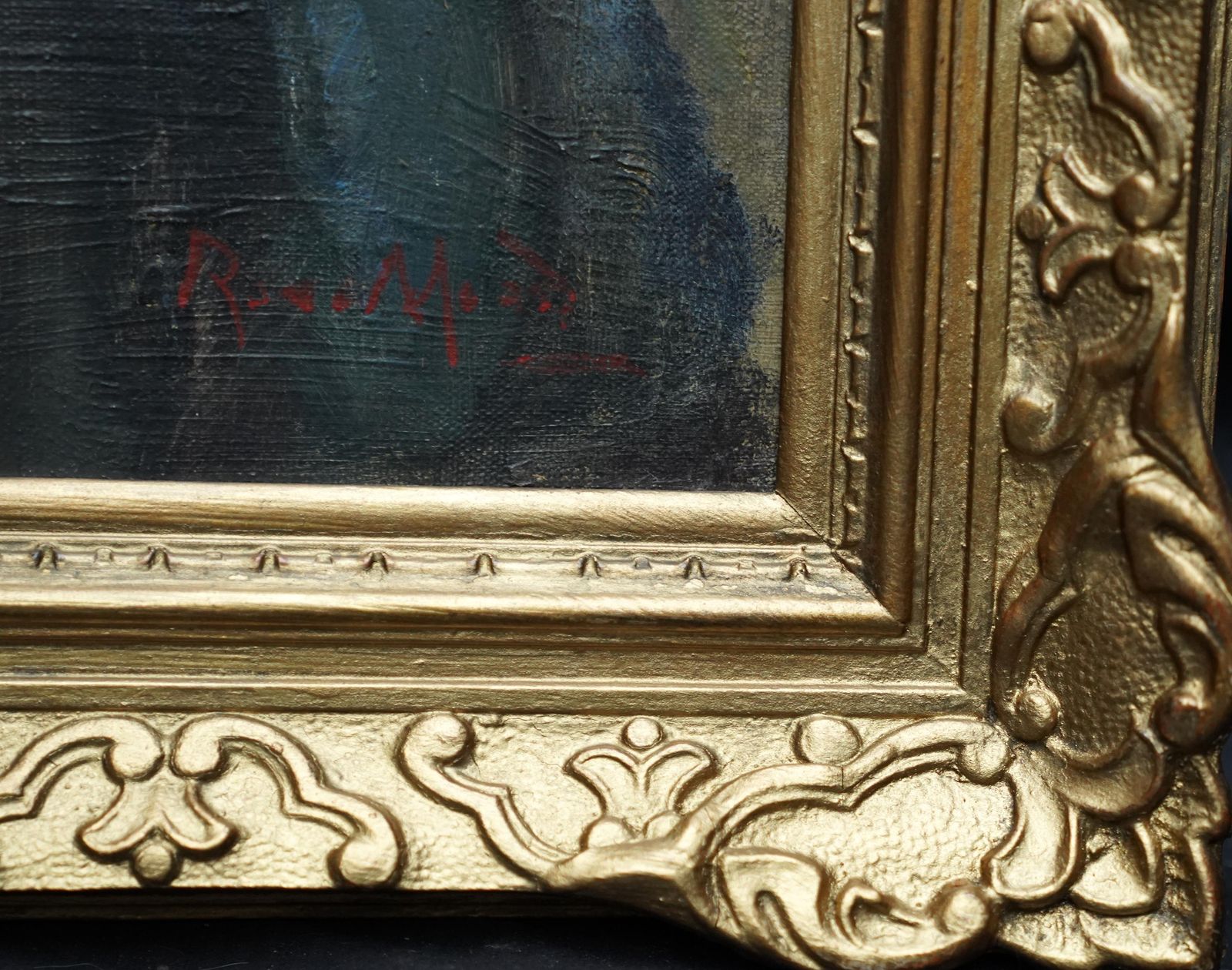 photo furniture Rose Meadportrait Of Beatrice Gurney   British 1920's Impressionist Art Oil Paintingcirca 1920