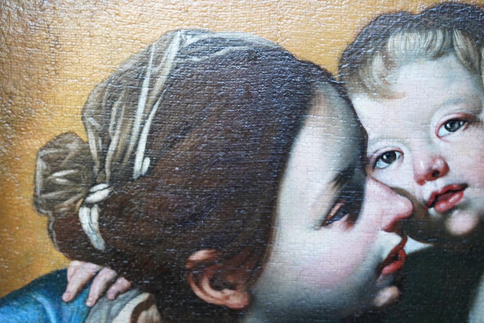 Art Madonna And Child   Italian 17th Century Religious Old Master Art Oil Paintingcirca 1640 photo