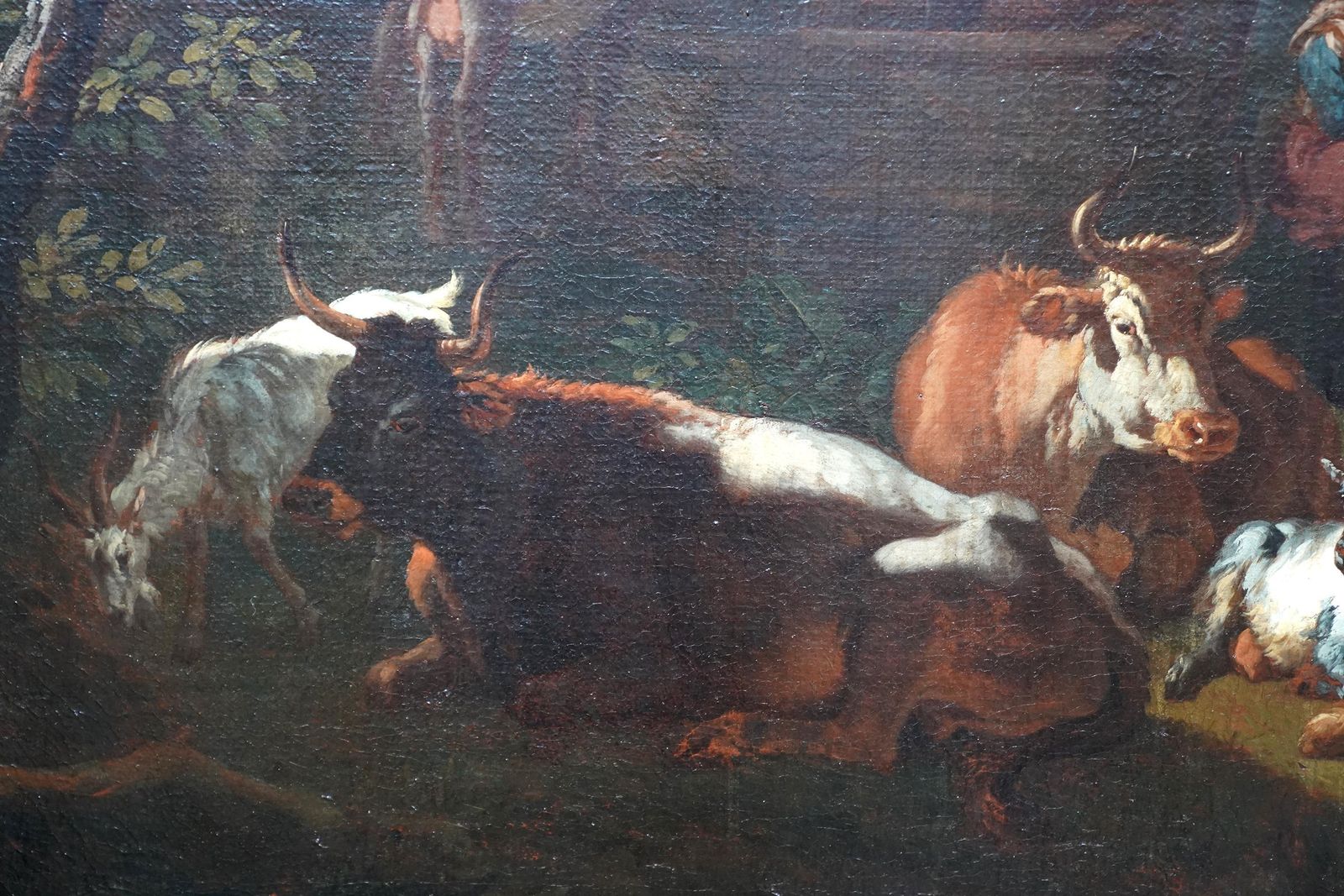 Shepherd With Animals And Riders In A Landscape   Dutch 17thc Art Oil Paintingcirca 1635 photo vinterior