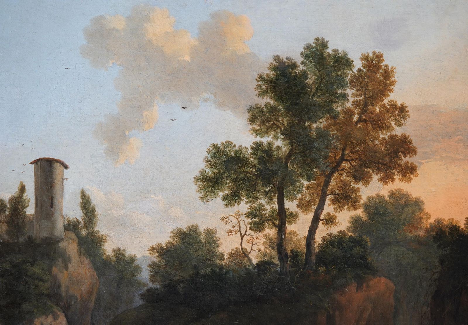 Abraham Jansz Begeynwooded Figurative River Landscape   Dutch 17thc Golden Age Art Oil Paintingcirca 1640 photo buy