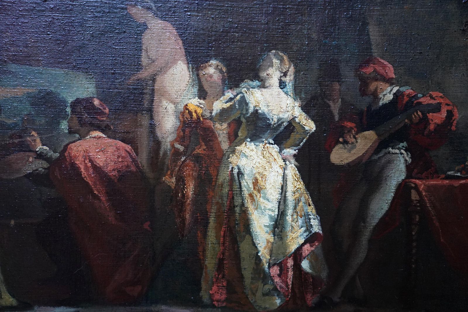 Adolphe Monticelliartist In His Studio   French 19th Century Art Figurative Interior Oil Paintingcirca 1870 photo 9173.0