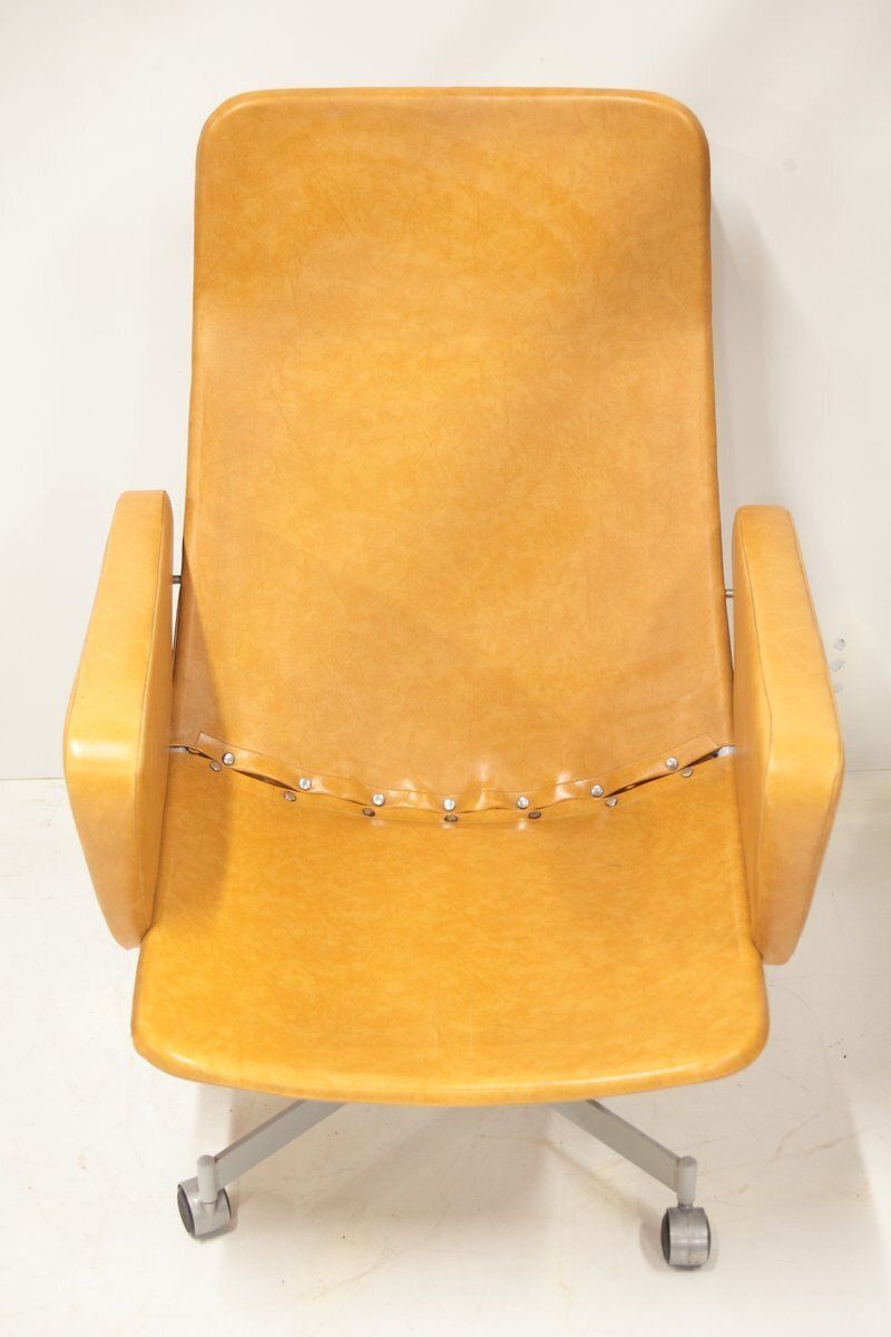 photo for sale Mid Century Swivel Armchair By Miroslav Navratil For Interier Praha, 1970s