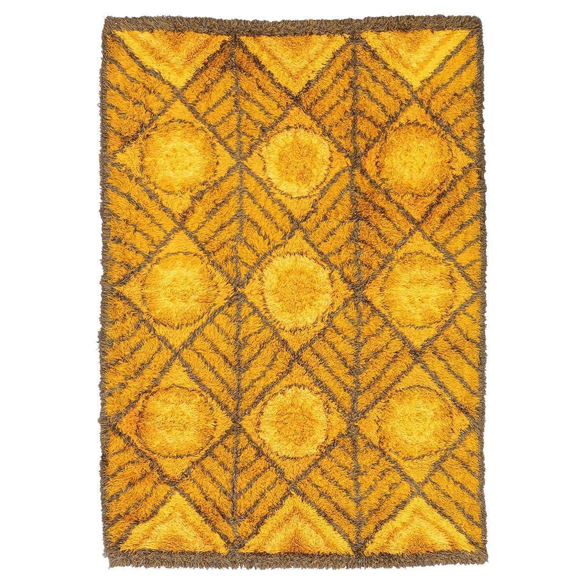 Rya Rug Golden Brown