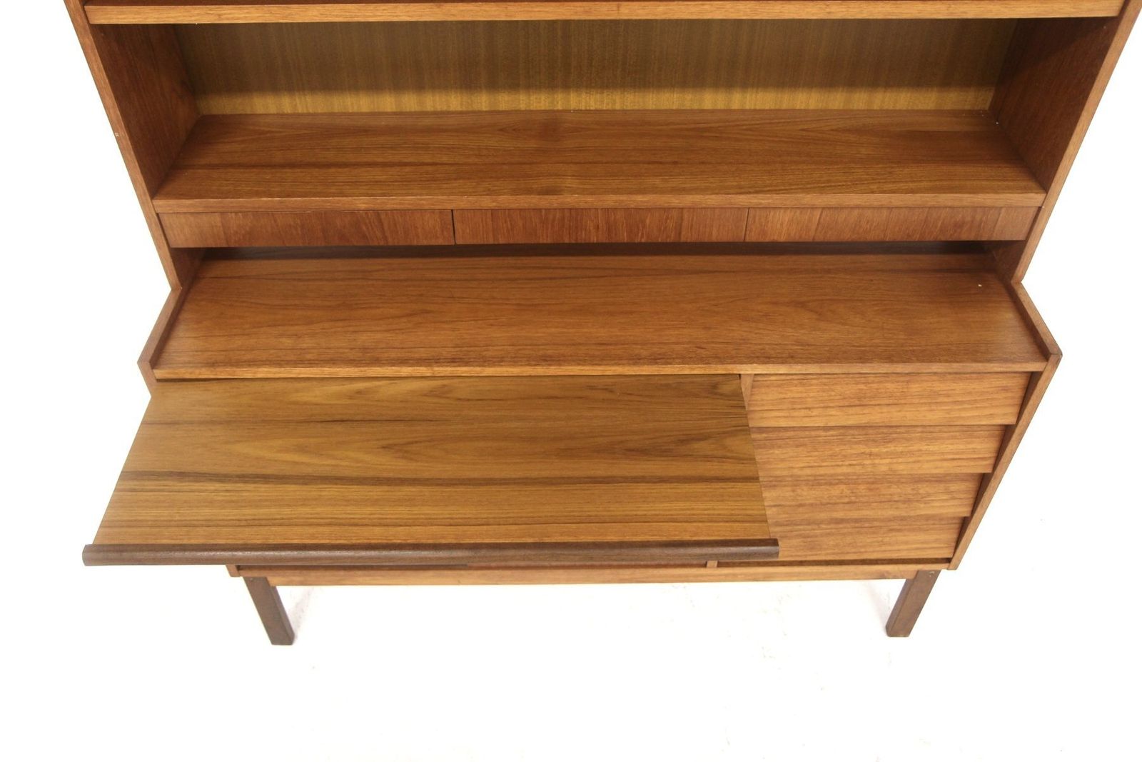 Vintage Scandinavian Teak Secretary Desk, 1960 photo 1084.0