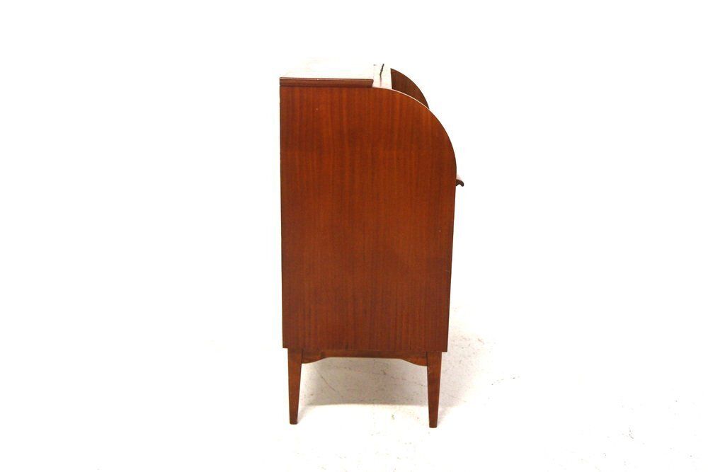 Scandinavian Mahogany Secretary Desk, 1950 photo for sale
