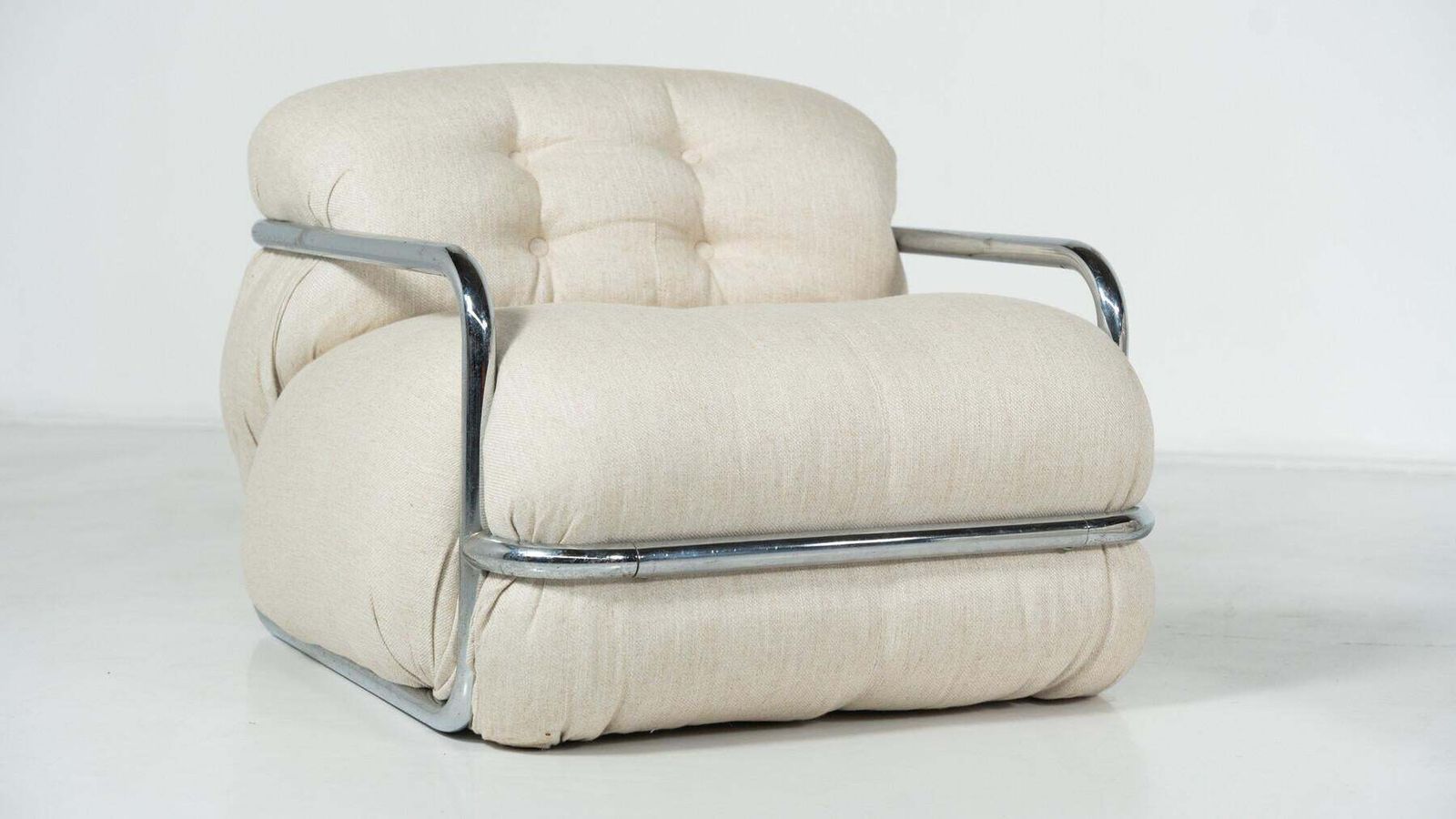 Pair Of Armchairs By Mario Sabot, Italy, 1970s   New Upholstery photo buy