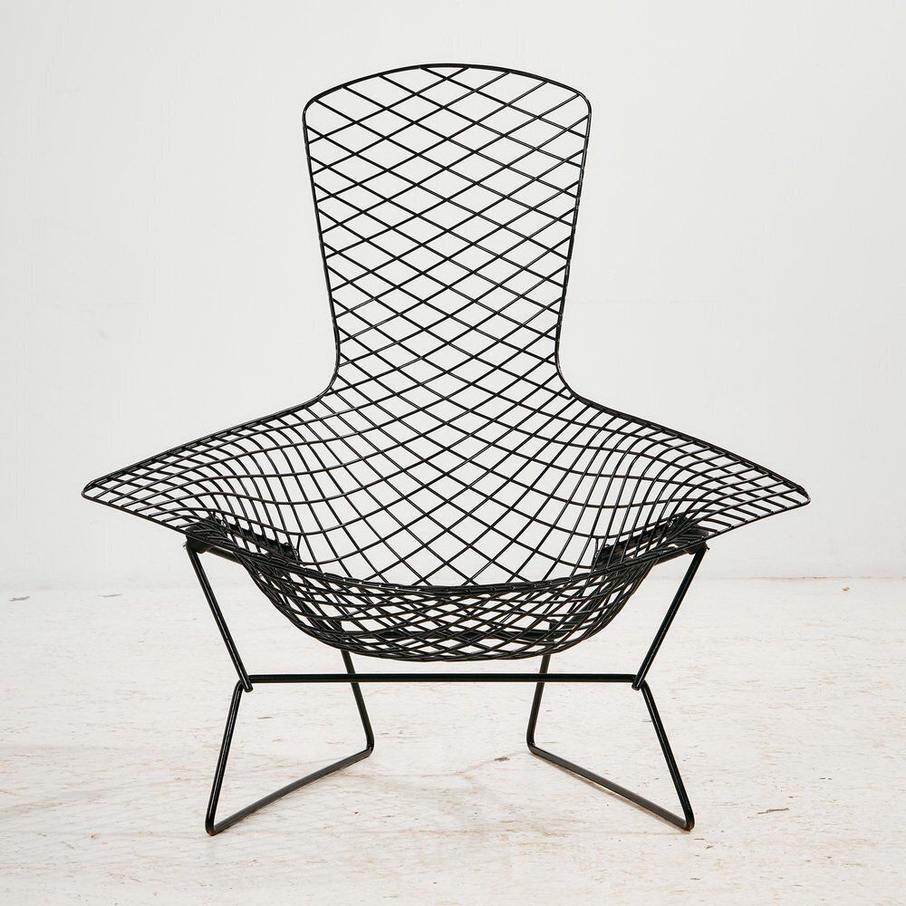 Set Of Bird Chair And Ottoman By Harry Bertoia For Knoll photo 3070.0