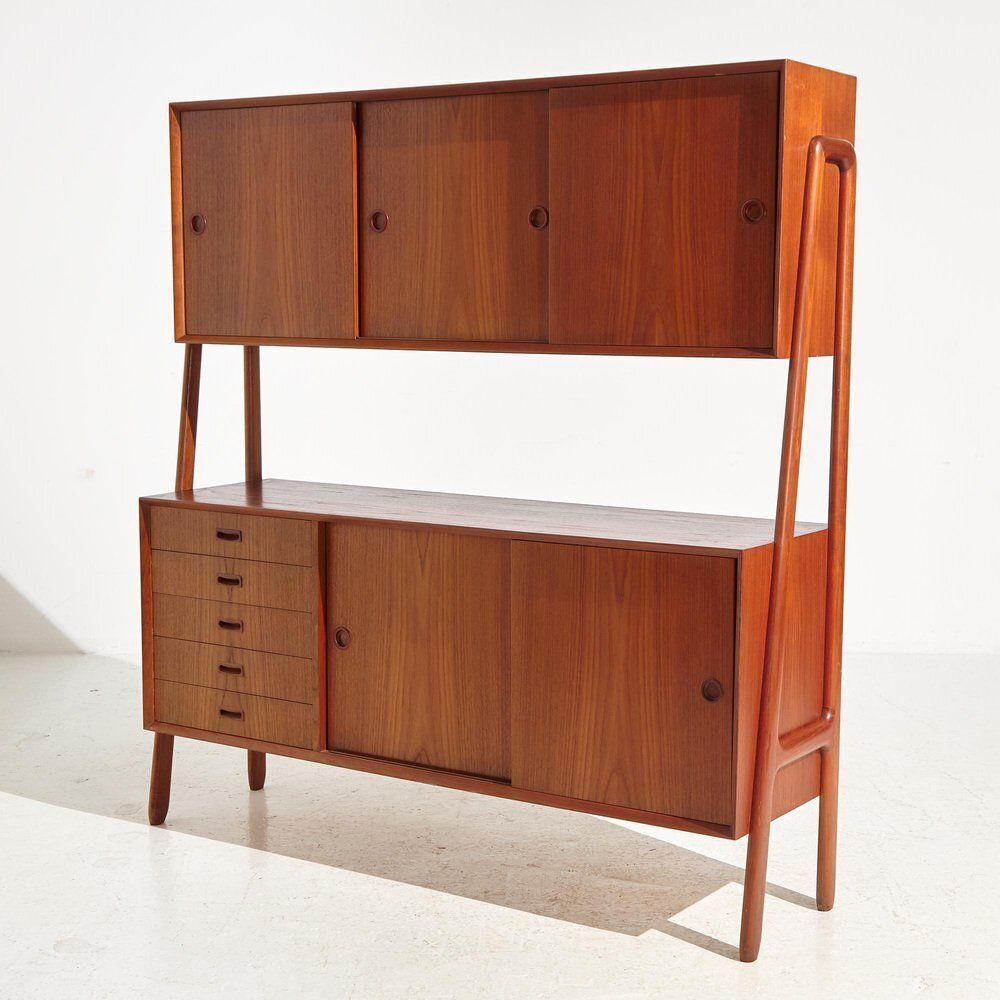 Model 3 Teak Double Sideboard By Gunni Omann For Oman Junn, 1960s photo furniture