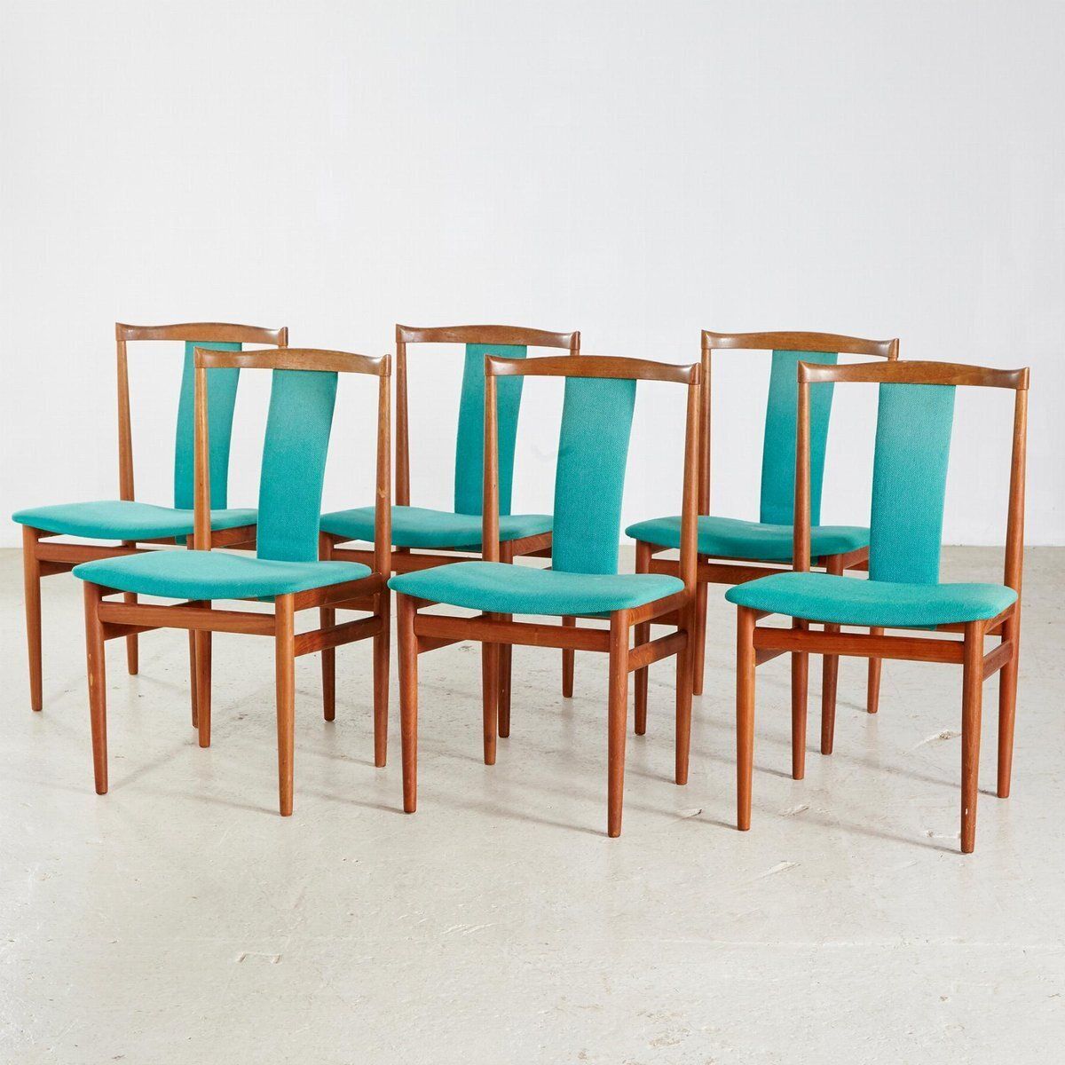 Dining Chairs In Teak By Henning Sørensen For Danex, Set Of 6