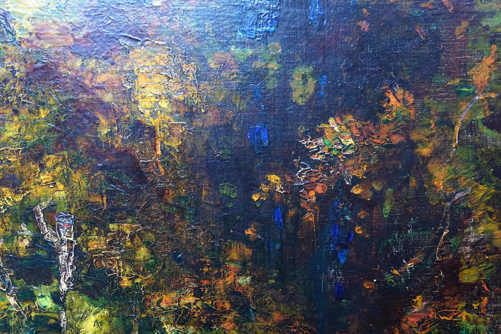 18000.0 Tom Mostyngarden Landscape With Pool   British 1920's Impressionist Art Oil Paintingcirca 1920 photo