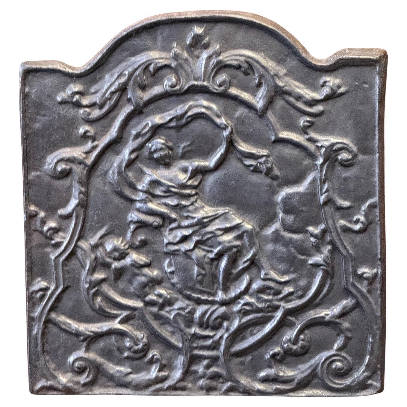 French 'Amphitrite' Fireback / Backsplash, 20th Century, Louis XV Style