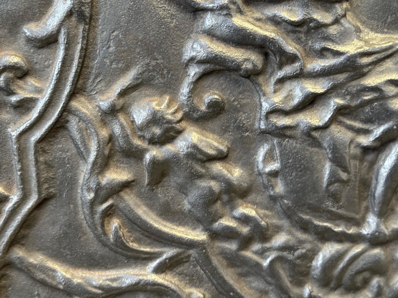 Home Fixtures French 'Amphitrite' Fireback / Backsplash, 20th Century, Louis XV Style photo