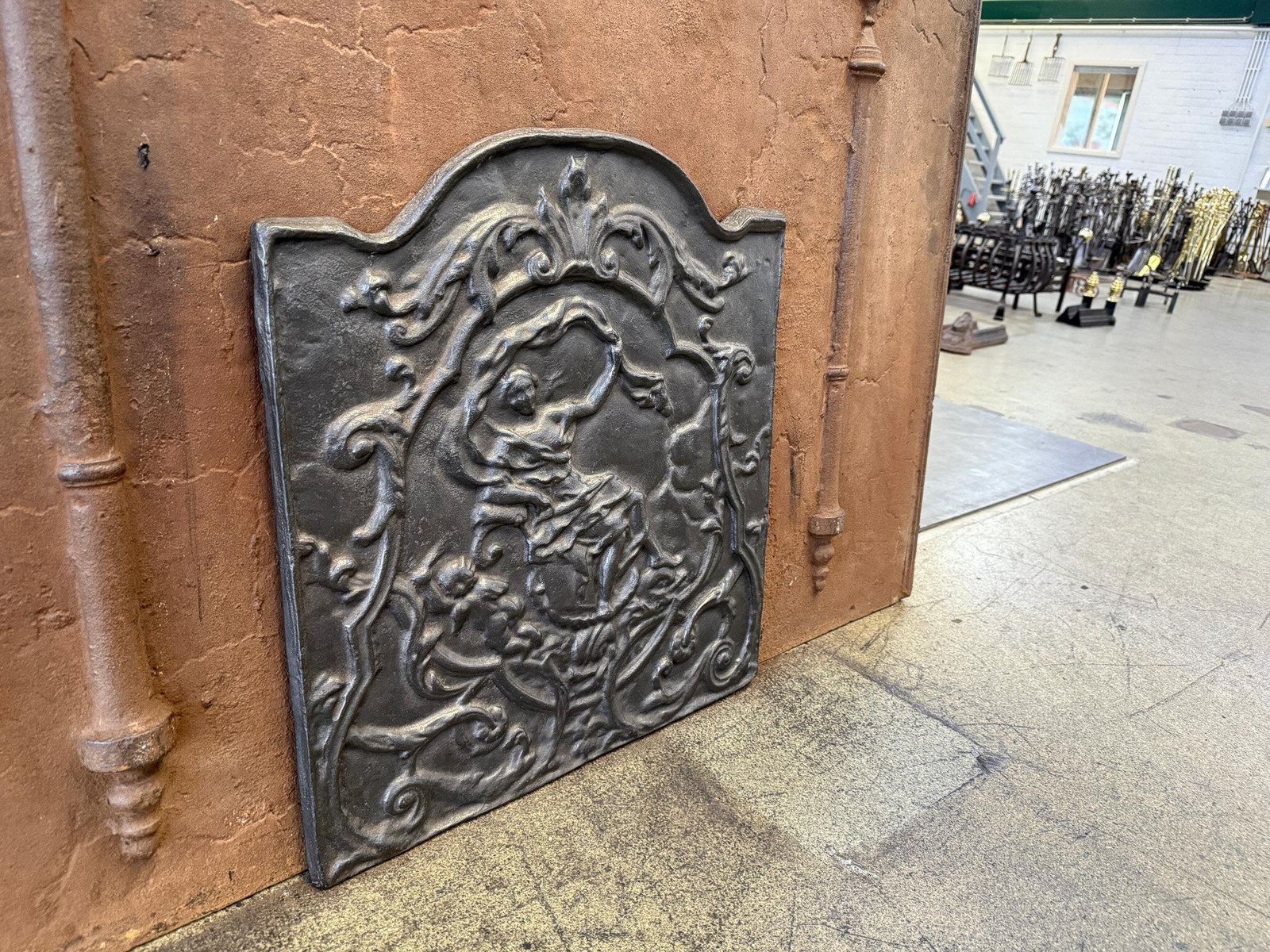 photo buy French 'Amphitrite' Fireback / Backsplash, 20th Century, Louis XV Style
