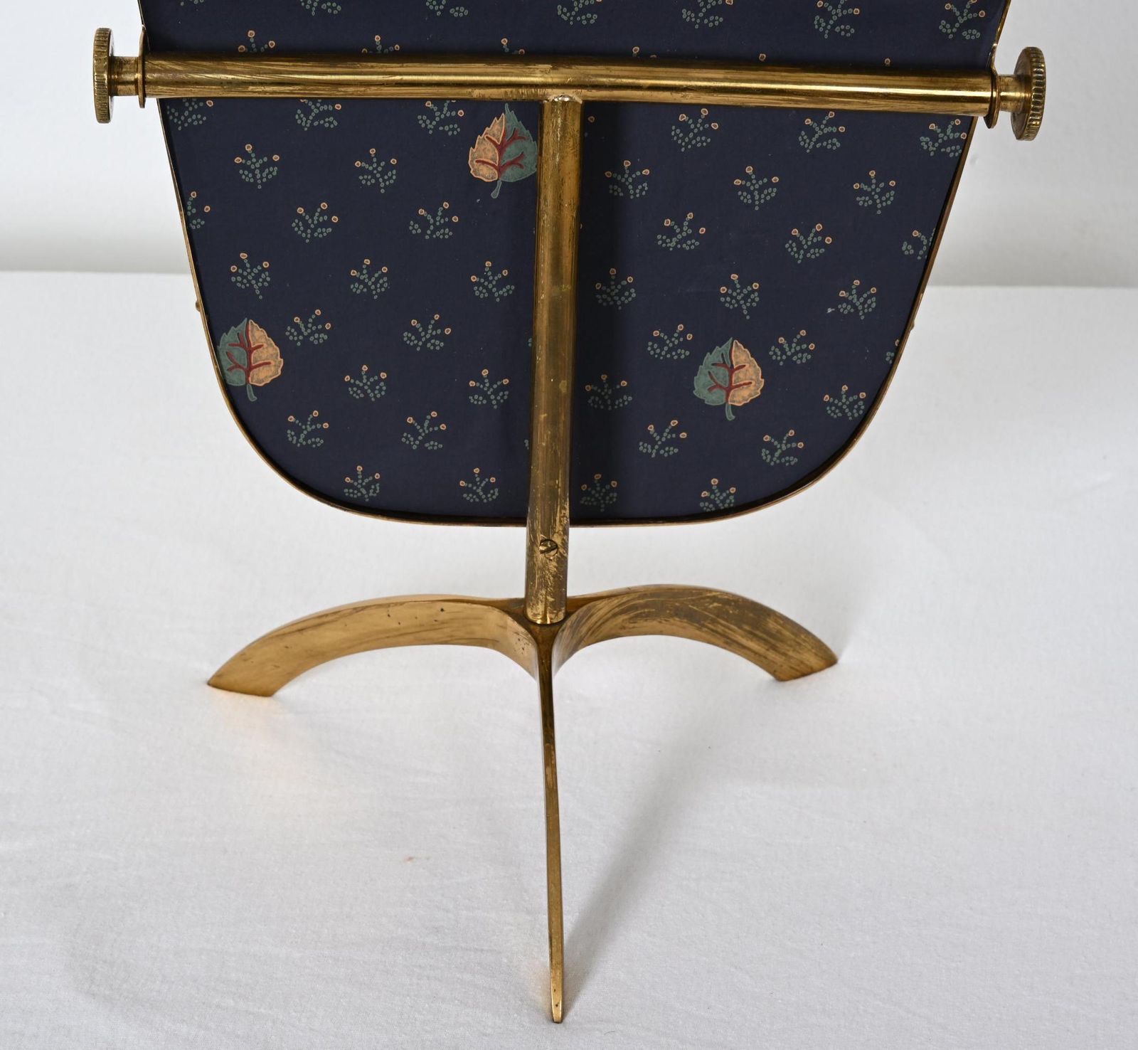 Rare Large Midcentury Brass Vanity Mirror photo buy