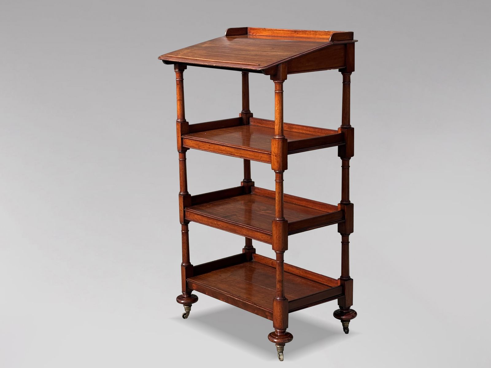 Early 19th Century George IV Period Mahogany Whatnot Music Stand