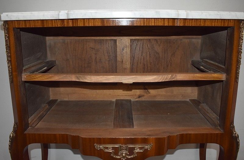 photo for sale Commode Louis XV Louis XVI Transition In 20th Century Marquetry