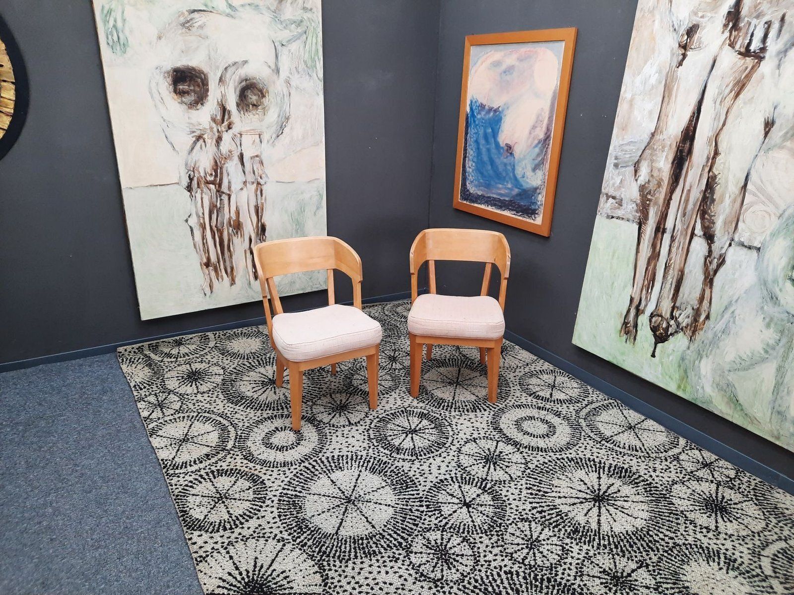 Anthroposophical K 1250 Chairs Made Of Birch Wood By Felix Kayser For Schiller Möbel, 1930s, Set Of 2 photo furniture