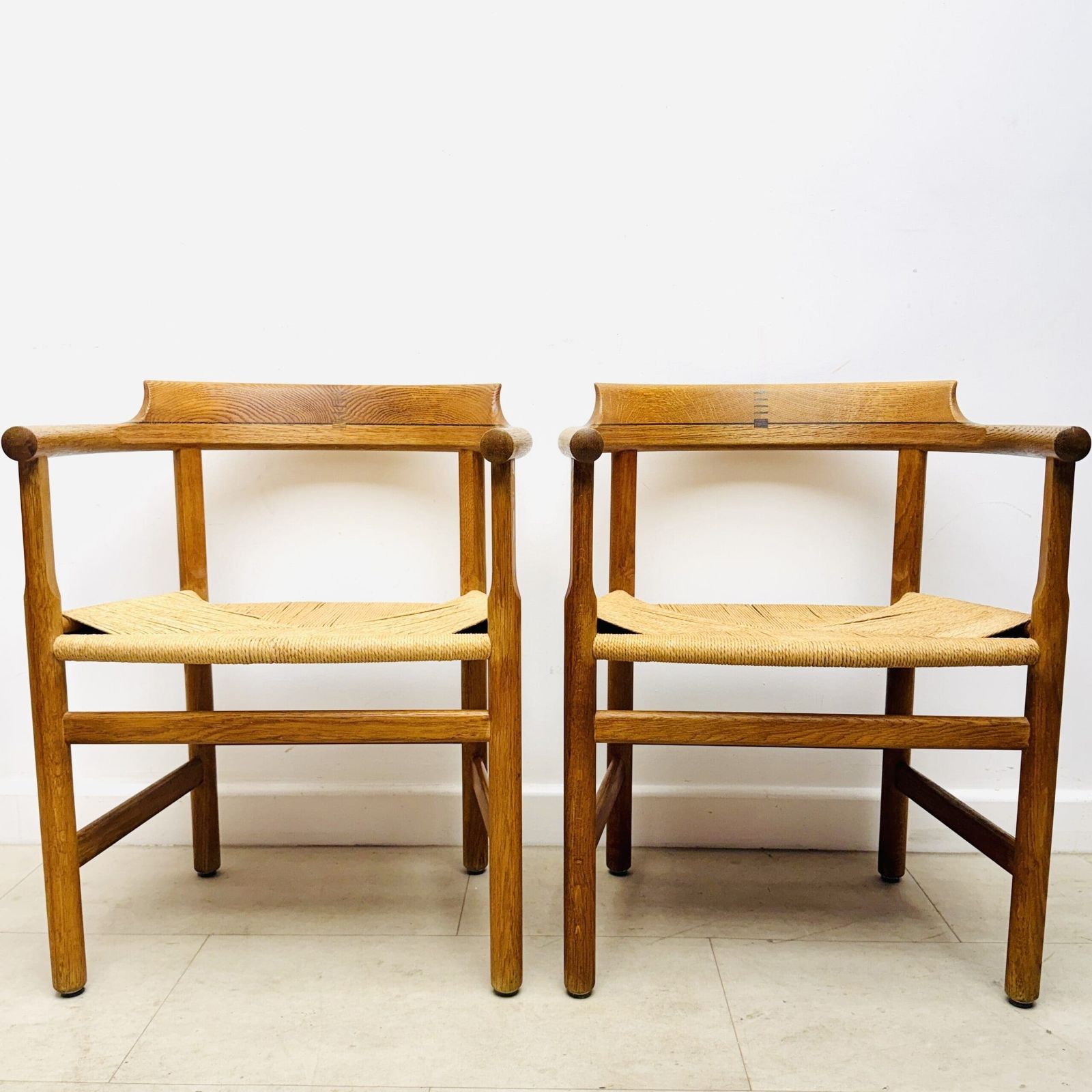 Danish “Captain’s” Chairs By Hans Wegner