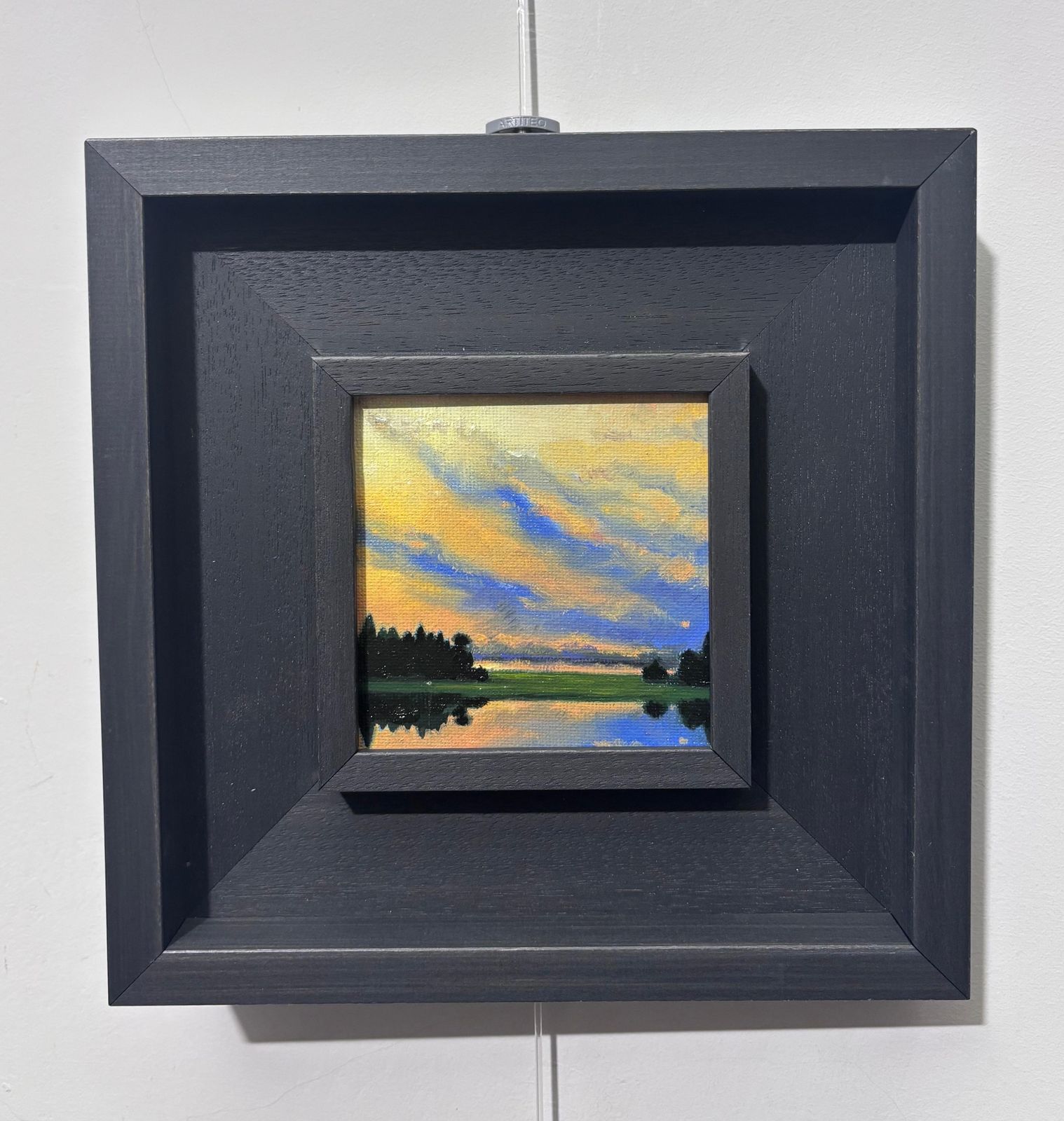 Luisa Albert "Tramonto" Olio Su Tela Cm. 10 X 10 2025 2025 photo furniture