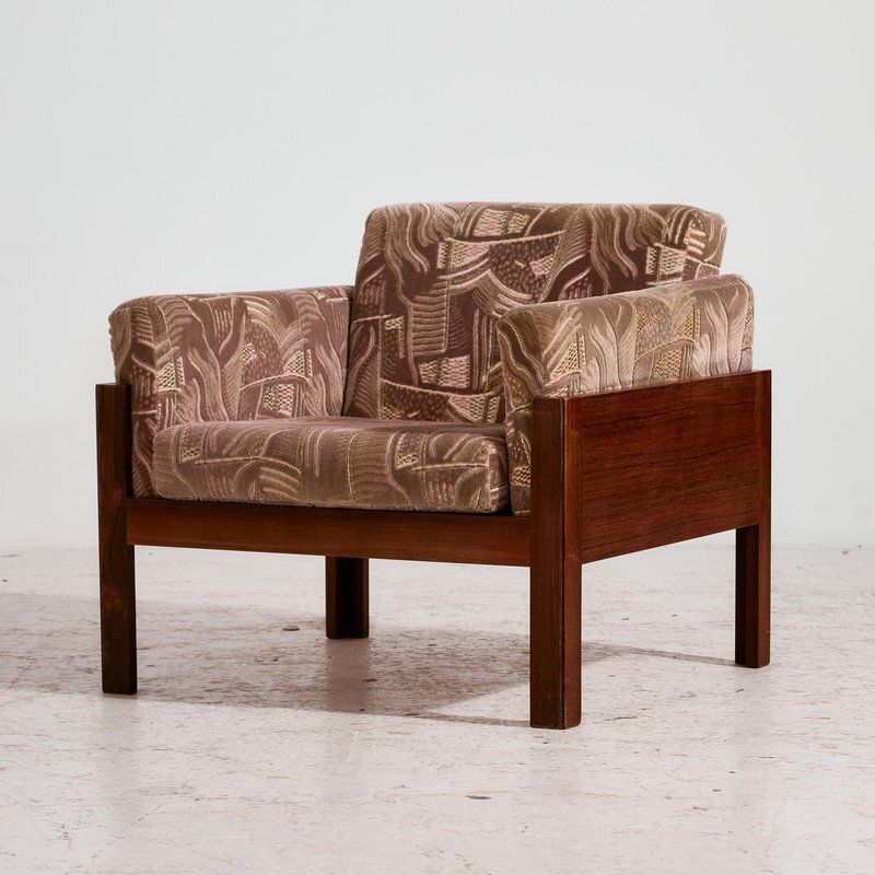 Lounge Chair In Rosewood, 1970s photo furniture