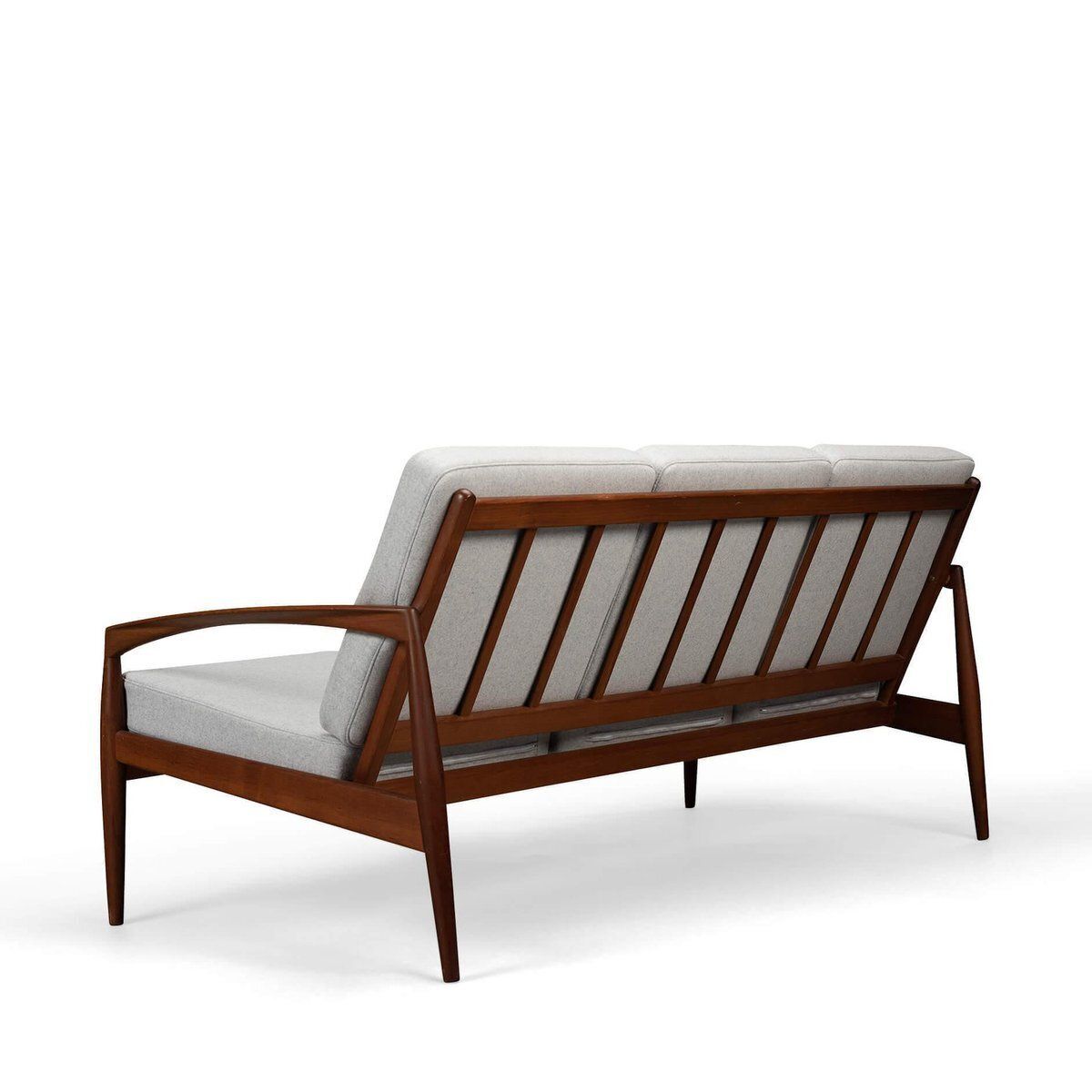 photo for sale Danish Paper Knife Sofa Model 121 Attributed To Kai Kristiansen For Magnus Olesen, 1960s