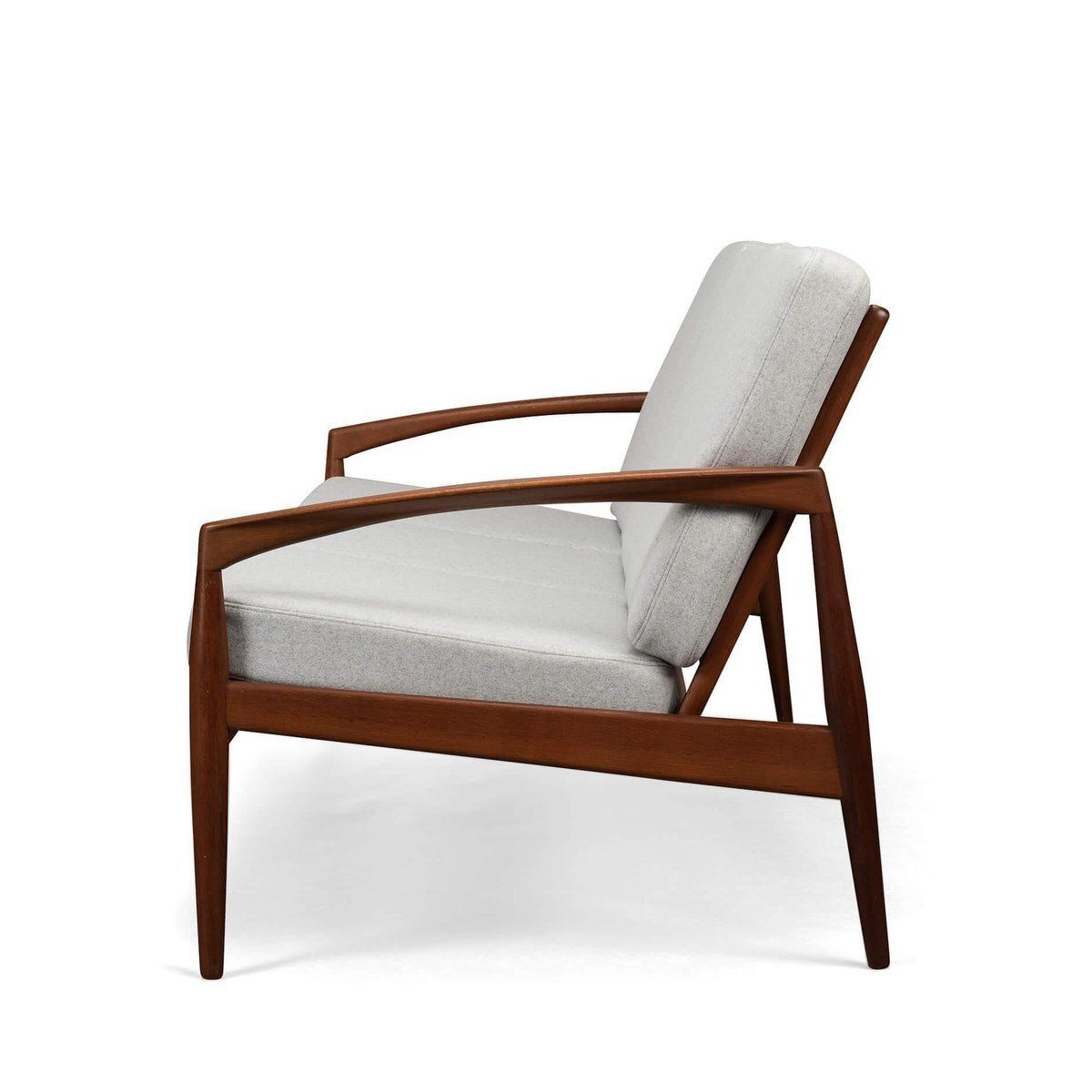 Furniture Danish Paper Knife Sofa Model 121 Attributed To Kai Kristiansen For Magnus Olesen, 1960s photo