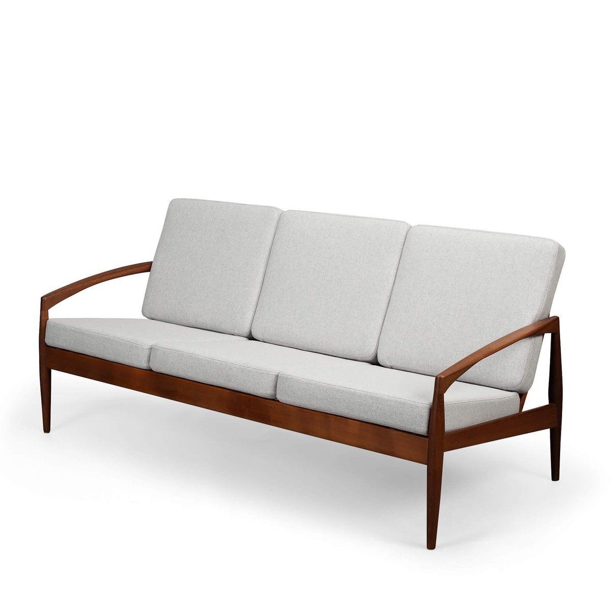 6201.0 Danish Paper Knife Sofa Model 121 Attributed To Kai Kristiansen For Magnus Olesen, 1960s photo