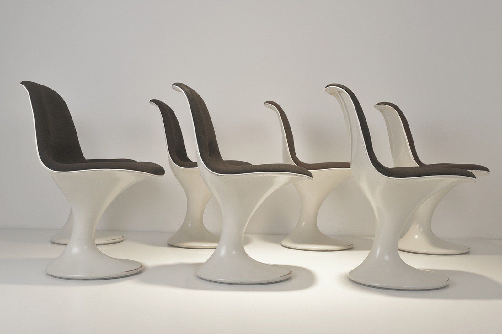 Swivel Orbit Chairs By Markus Farner And Walter Grunder For Vitra, 1965, Set Of 7 photo Furniture