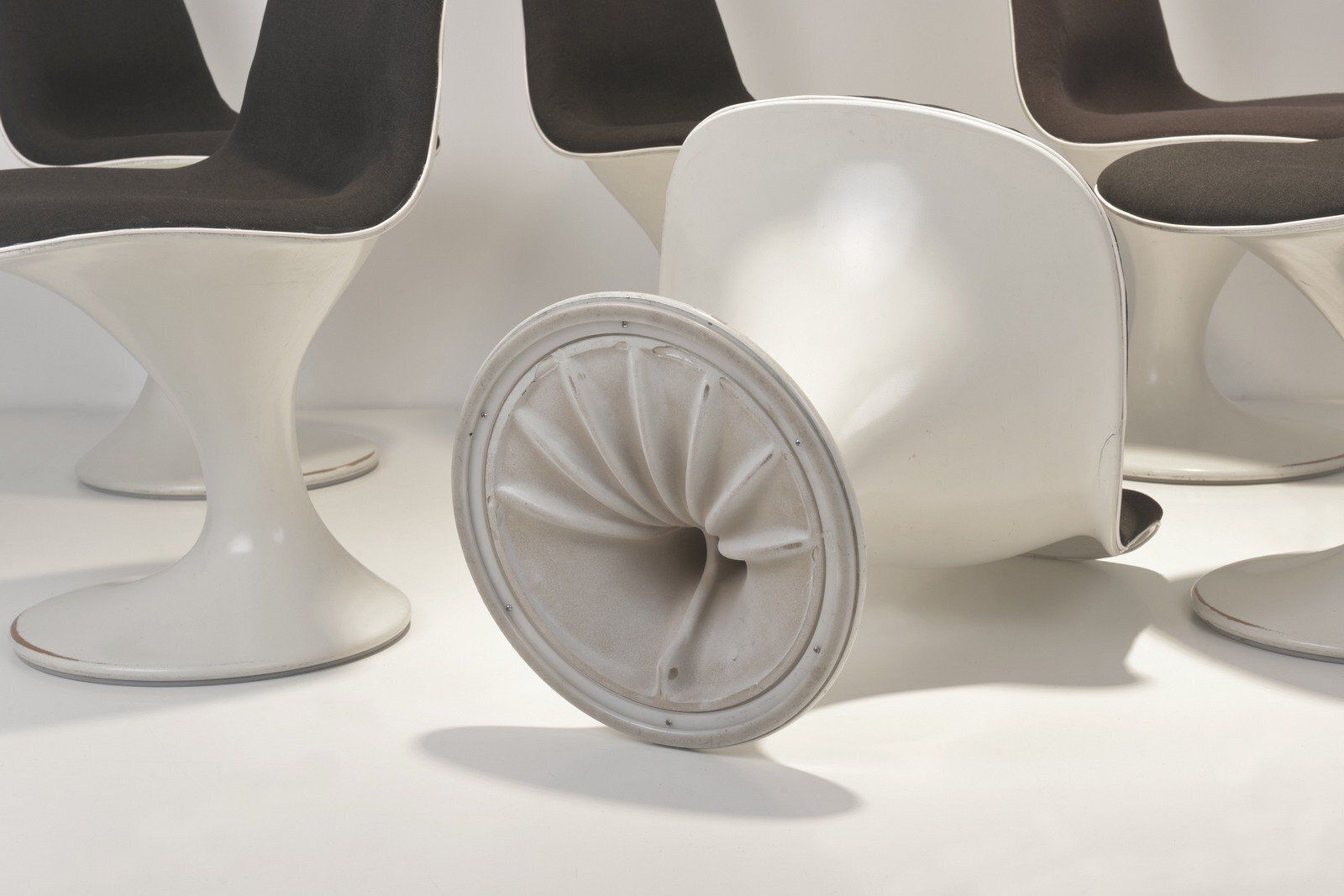photo for sale Swivel Orbit Chairs By Markus Farner And Walter Grunder For Vitra, 1965, Set Of 7