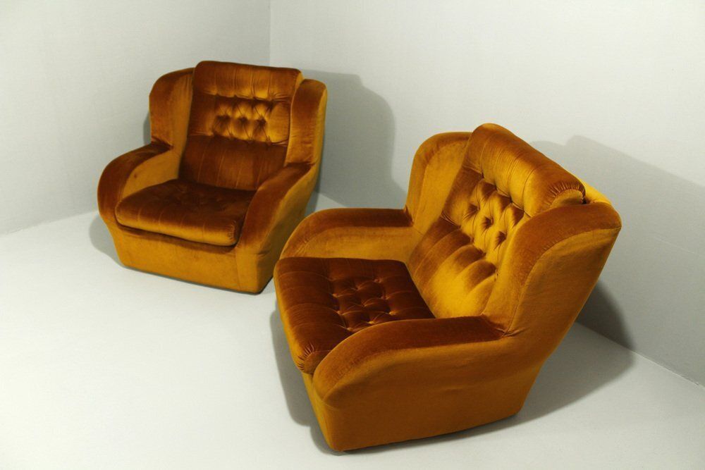 Vintage Armchairs From Jitona, 1980s, Set Of 2 photo Furniture