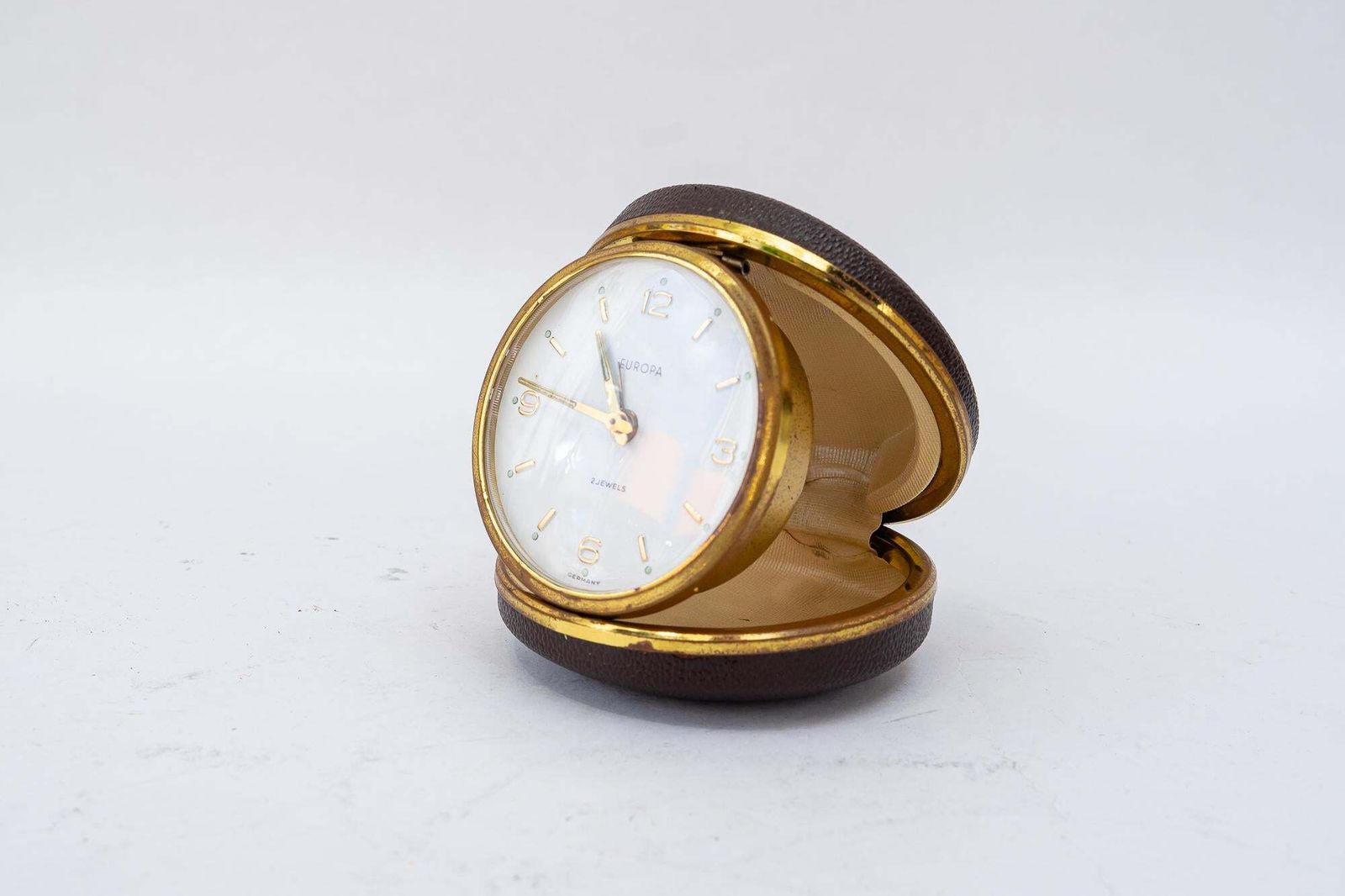 Travel Alarm Clock "Europa", 1950s photo Home Decor