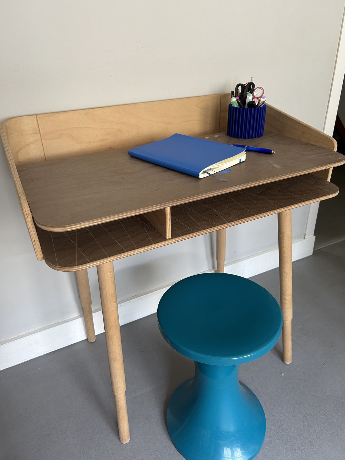 Eva Craenhals Folded Plywood And Beech Tonton Desk photo buy