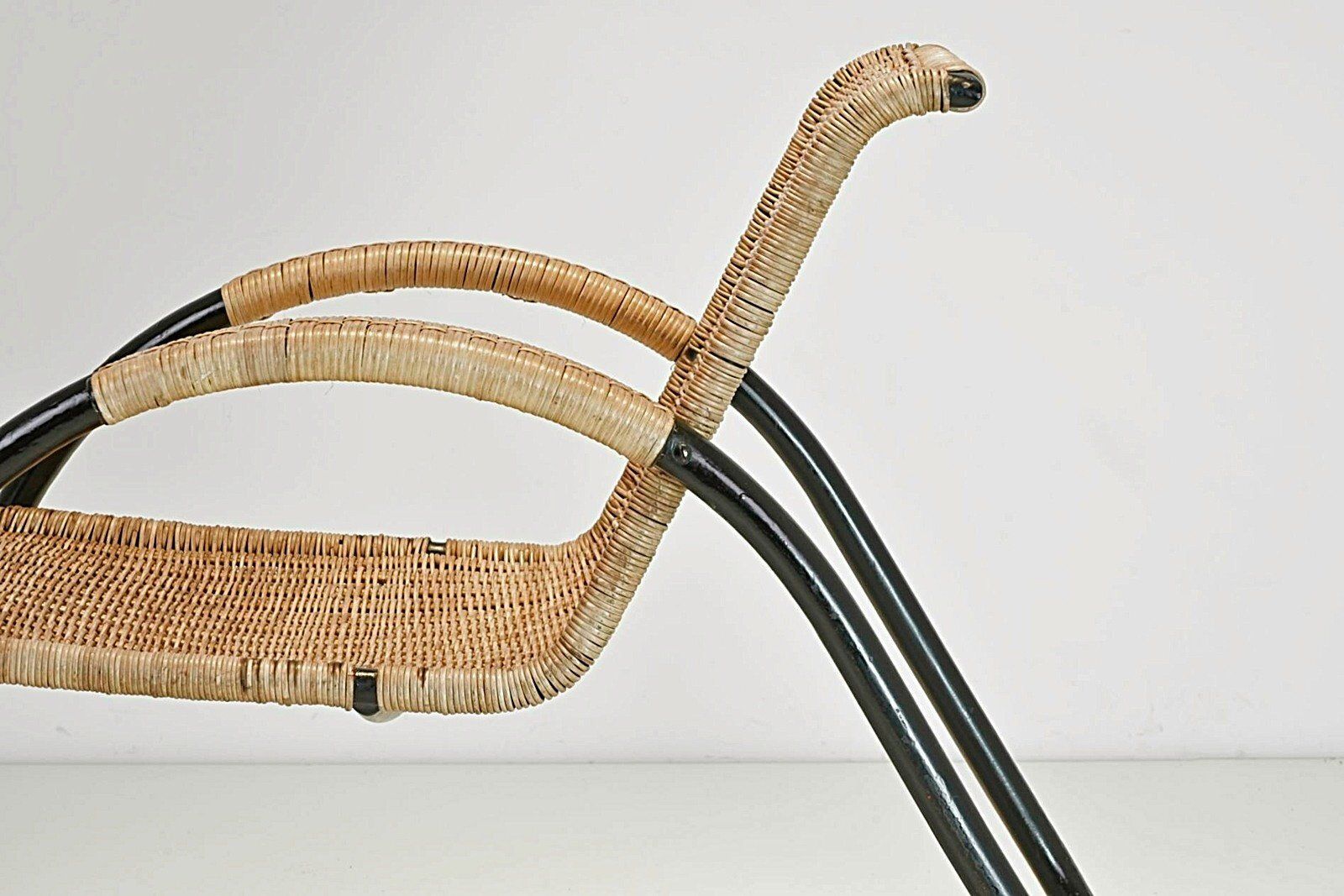 Tubular And Rattan Steel Chair By Erich Dieckmann, Germany, 1930s photo Home Decor