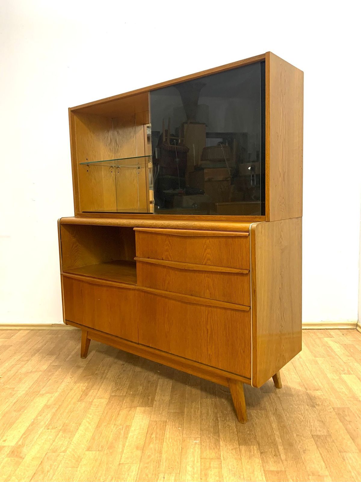 Retro Chest Of Drawers With Extension, Bohumil Landsman, 1960s, Czechoslovakia photo 520.0