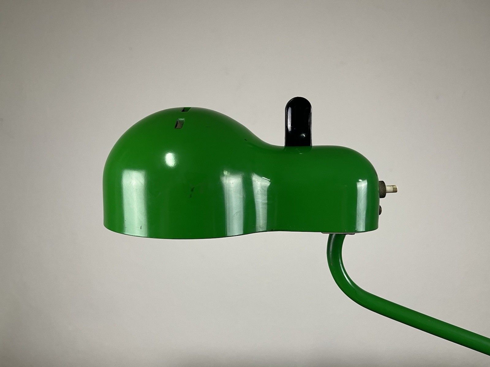 photo for sale Mouse Joe Colombo Stilnovo Metal Table Lamp 1960’s Vintage Design