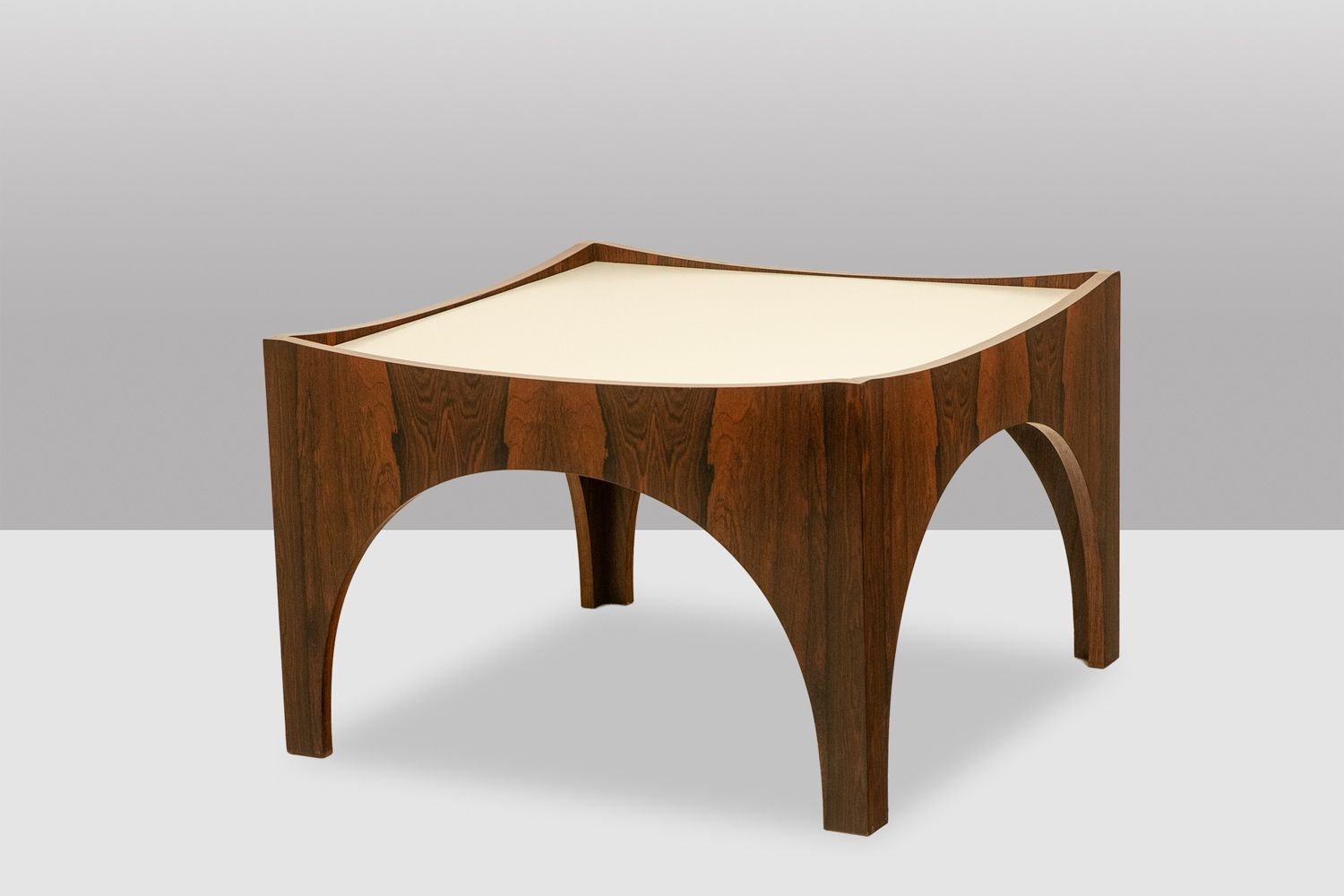 Pair Of Rosewood Side Tables Or Coffee Tables. 1970s photo vintage