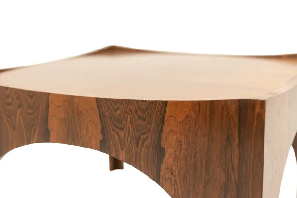 photo for sale Pair Of Rosewood Side Tables Or Coffee Tables. 1970s