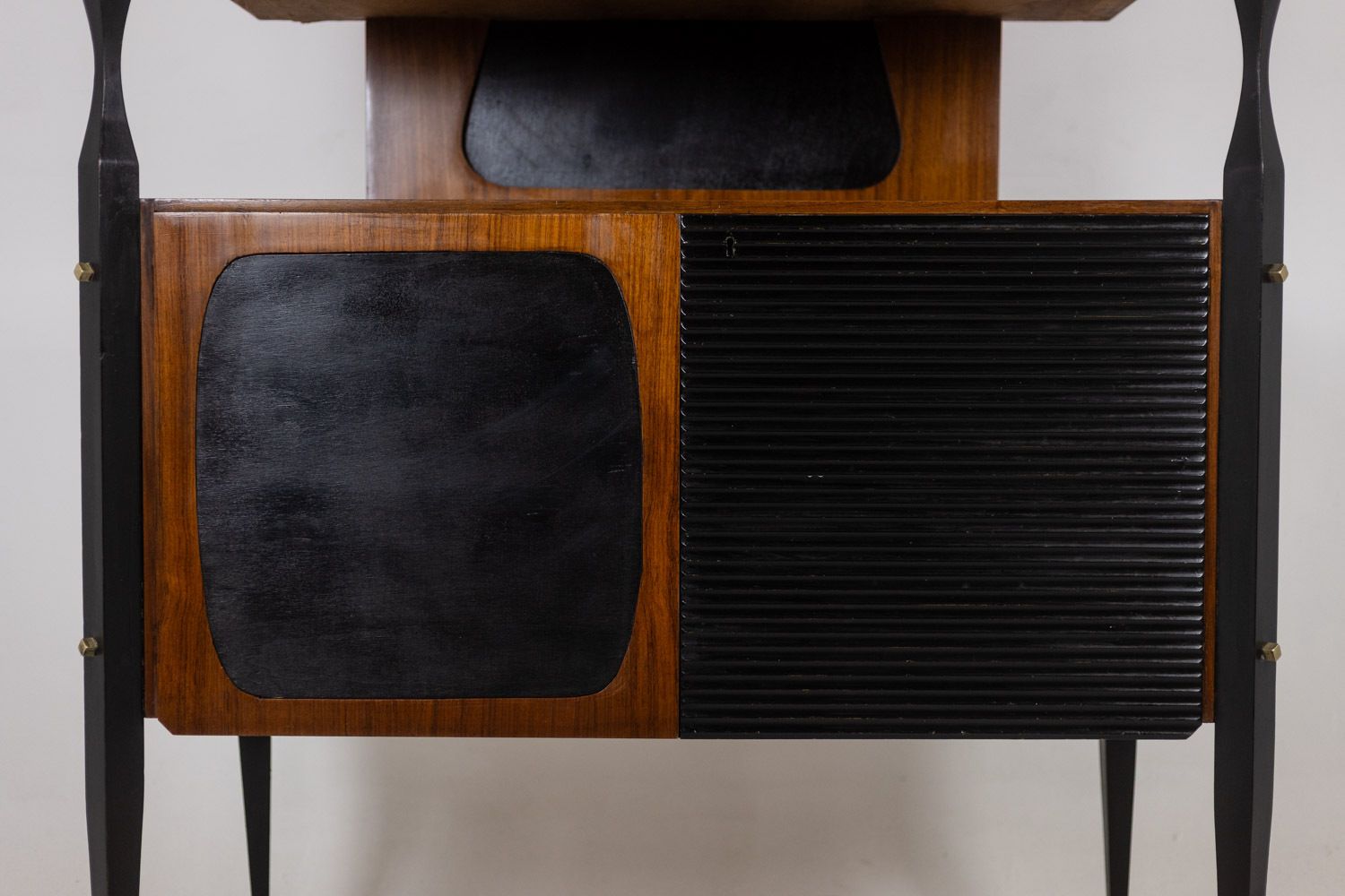 photo buy Pair Of Italian Teak Veneer Cabinets. 1960s.