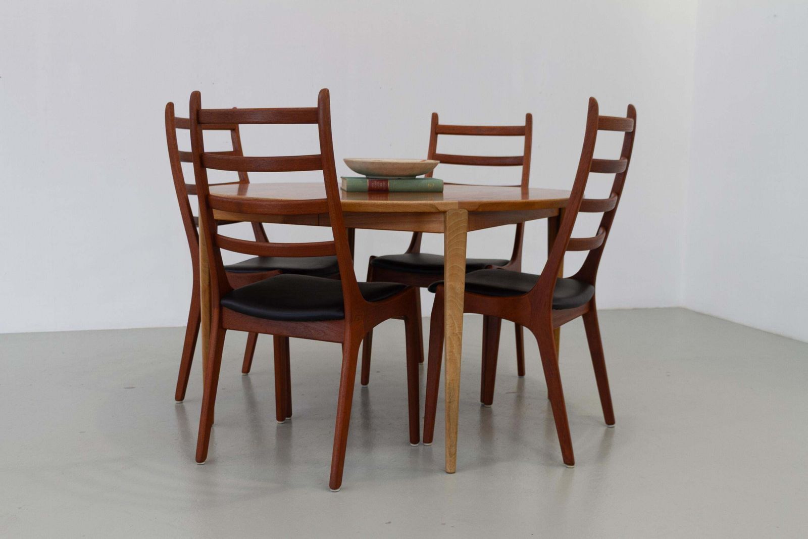 Danish Mid Century Teak Dining Chairs By Korup Stolefabrik, 1960s. Set Of 4. photo furniture