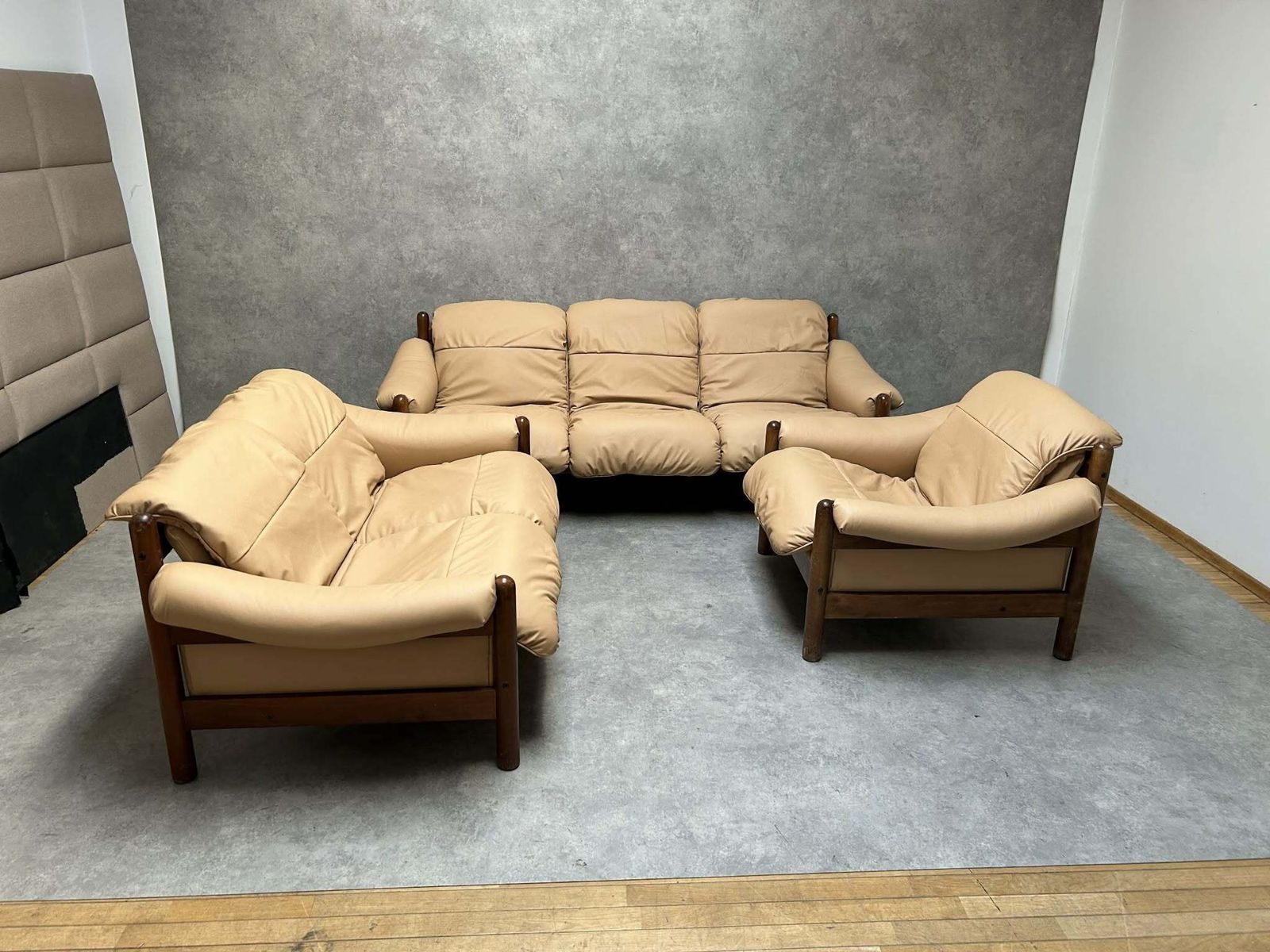 Sofas Set, Leather, Traditional photo Furniture