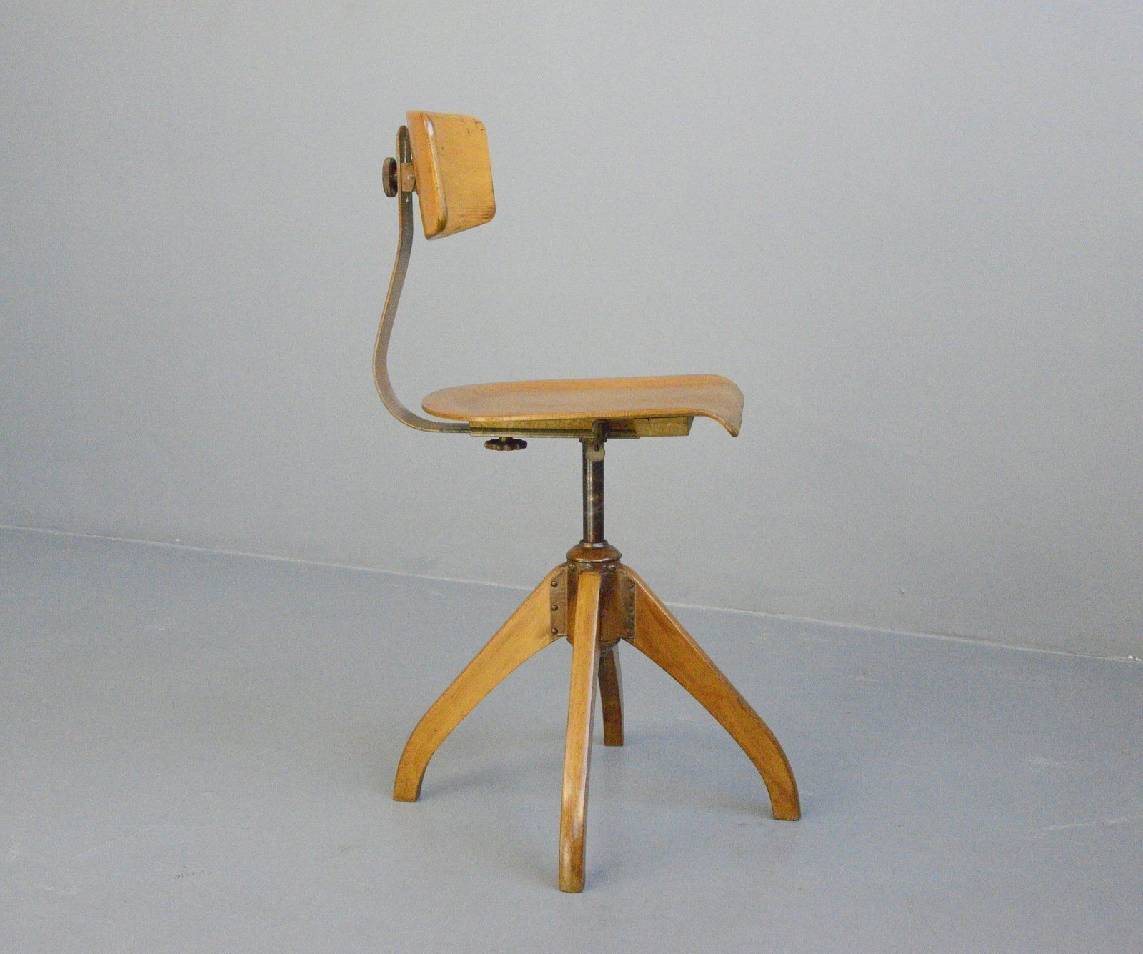 Ama Elastik Factory Chair Circa 1930s photo for sale