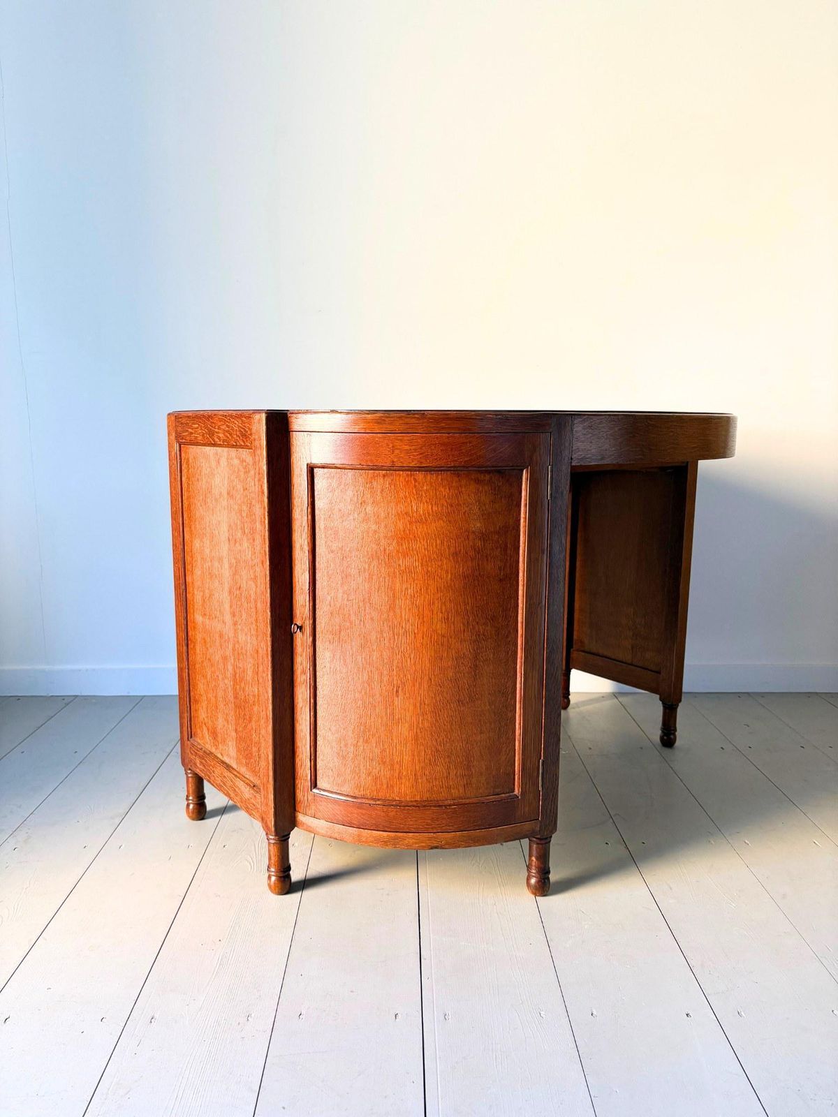 Art Deco Oak Desk By Heals Of London, 1930s photo Furniture
