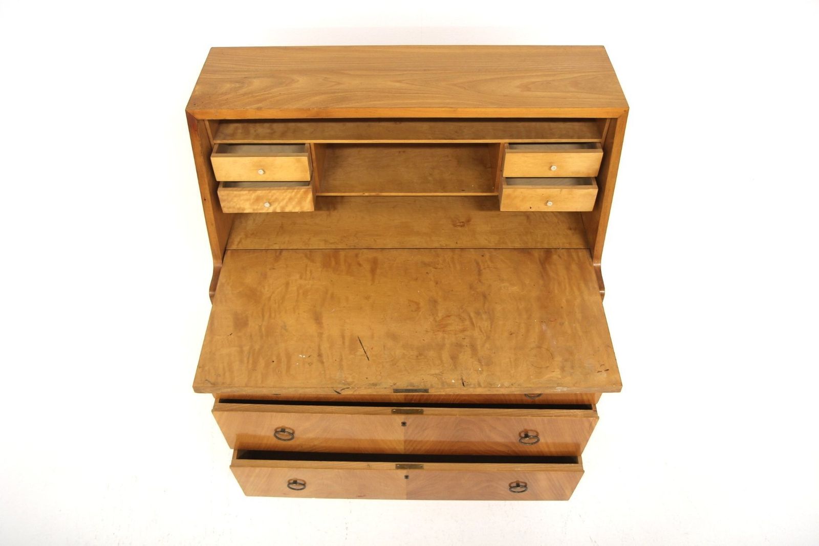 Modern Elm Secretary Desk, Sweden, 1940s photo Furniture