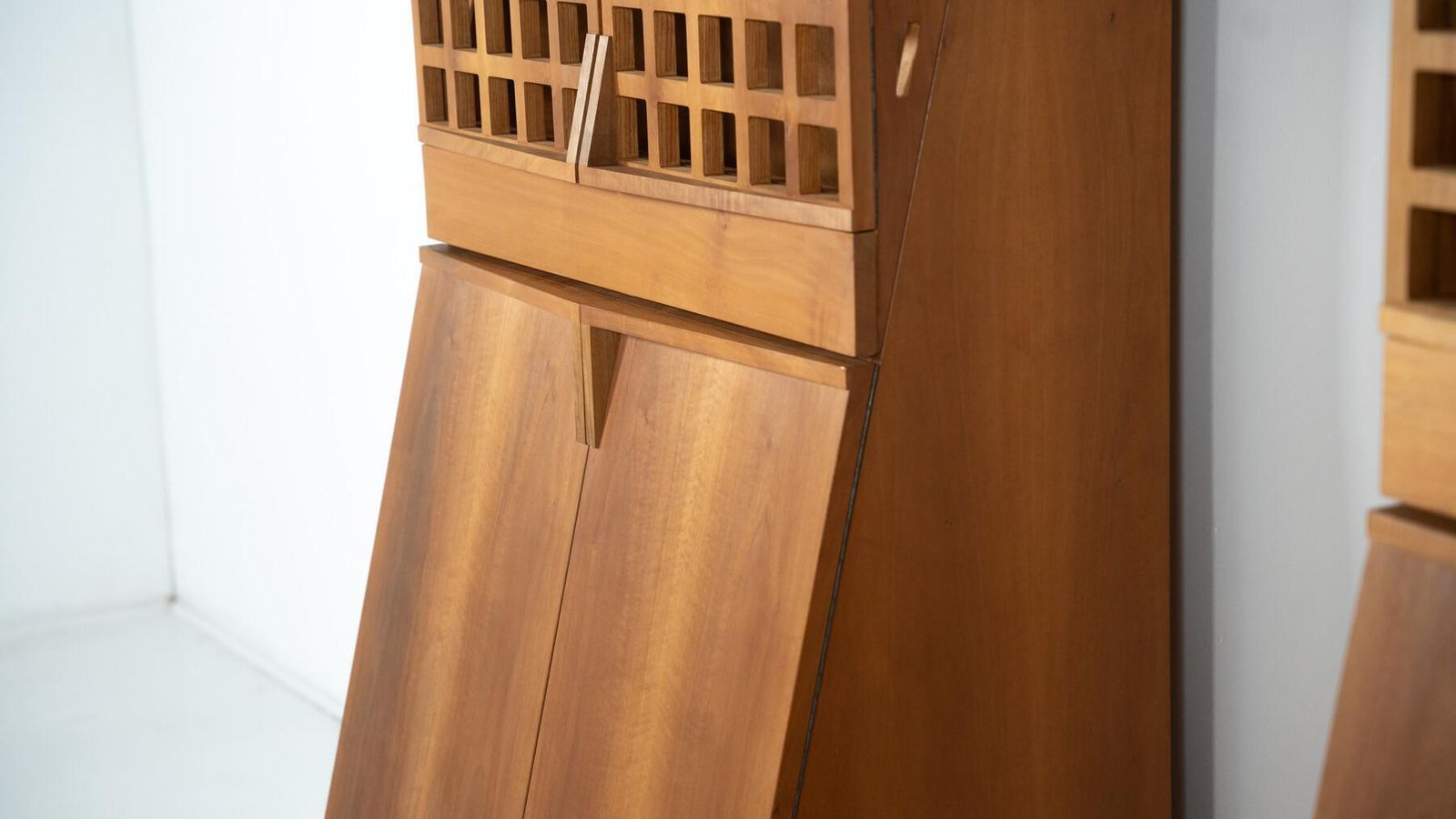 6678.0 Mid Century Bookcase By Adriano & Paolo Suman, Giorgetti, 1980s   2 Available photo
