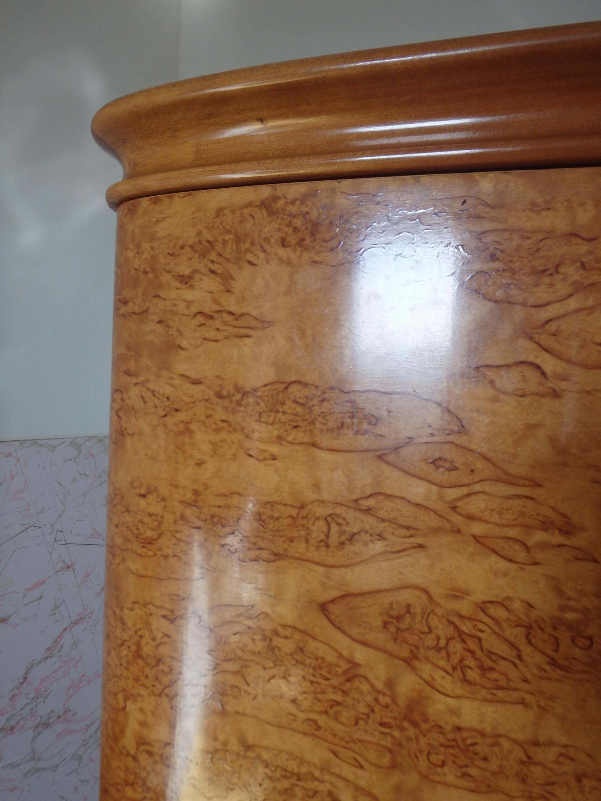 Beautiful Chest Of Drawers With Upper Cabinet And Mirror photo vinterior