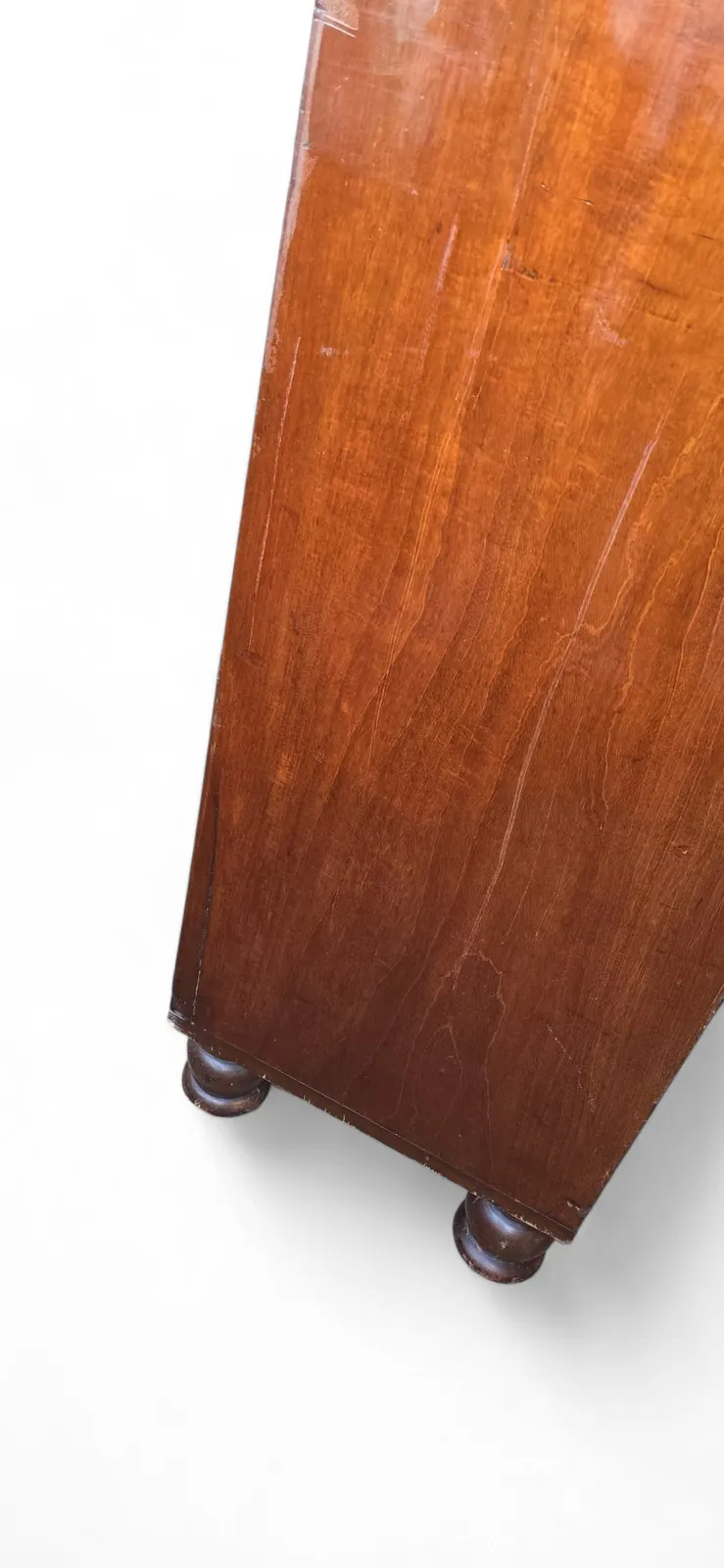 photo buy Antique Large Victorian Mahogany Waterfall Open Bookcase