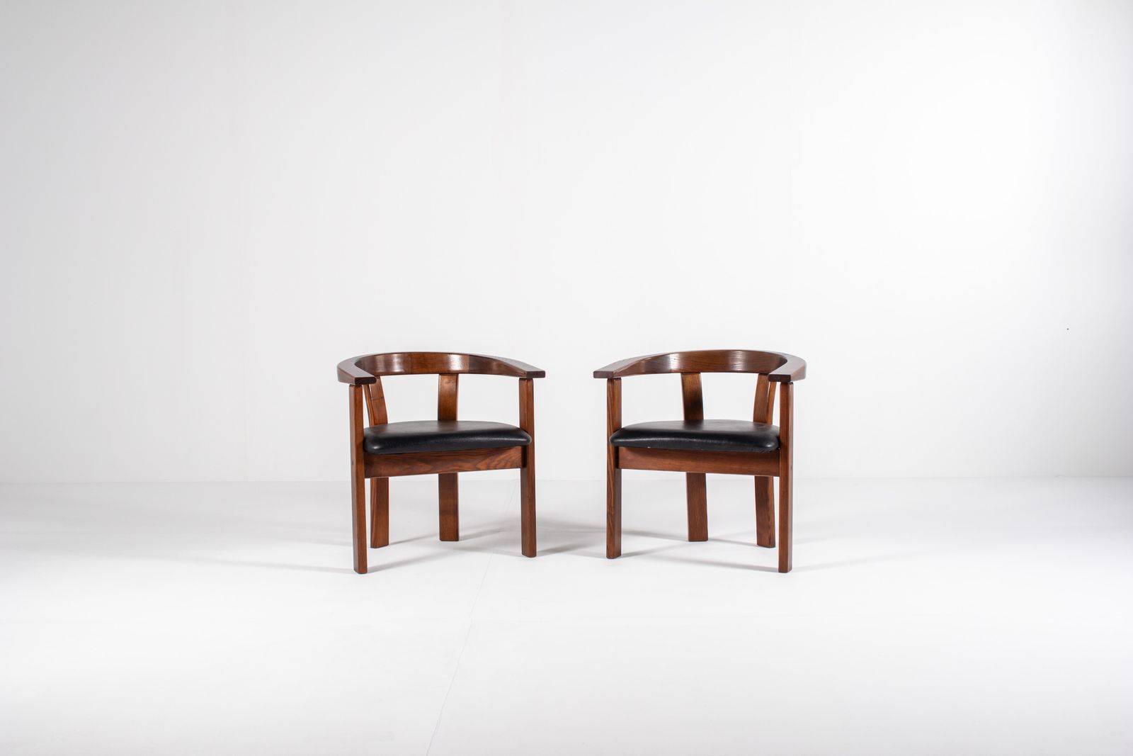 Set Of 6 Dining Chairs By Lars Gangsø, Denmark, 1970s photo vintage