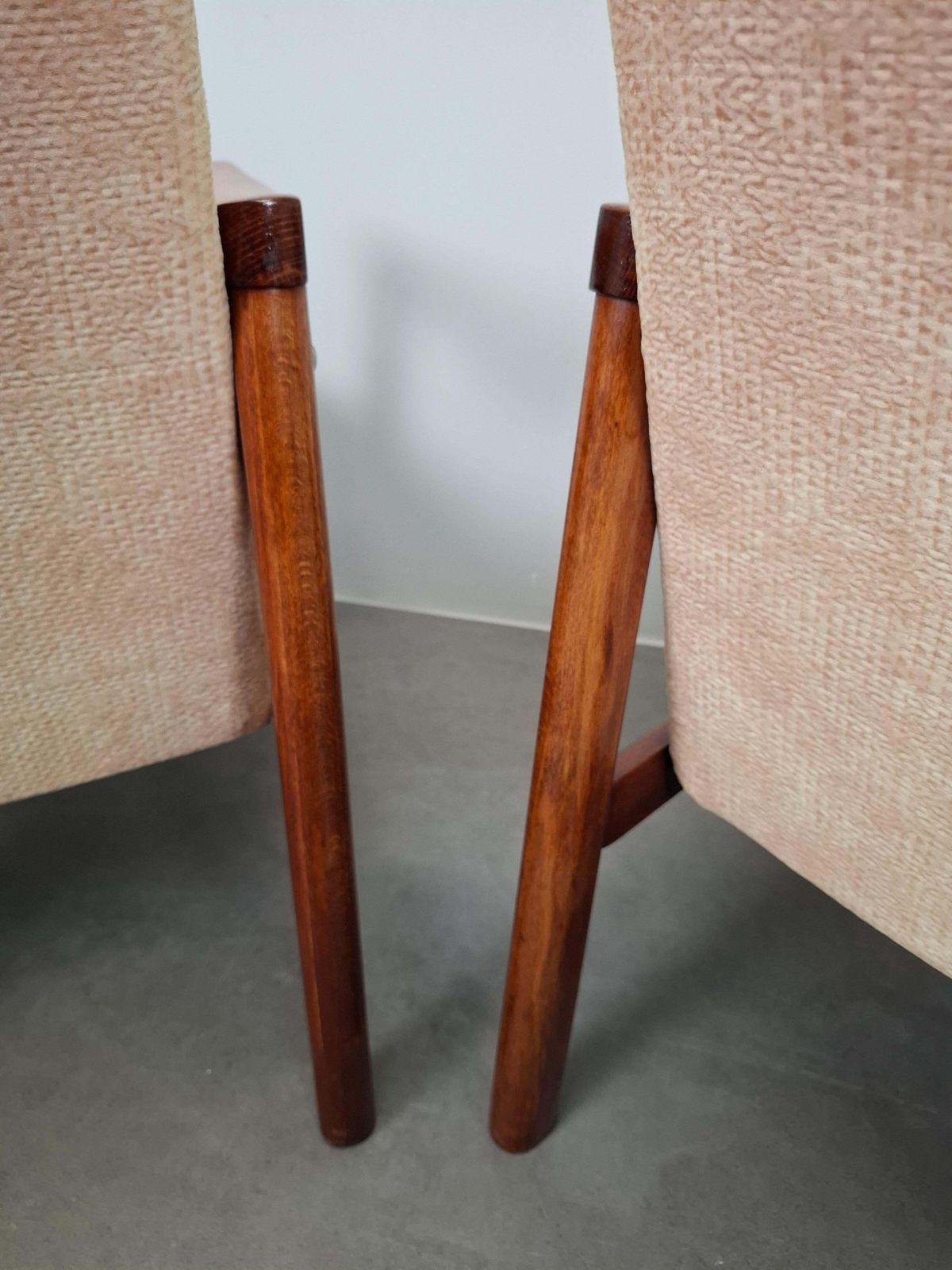 Furniture Pair Of Ton Mid Century Modern Armchairs, Czechoslovakia, 1970s photo